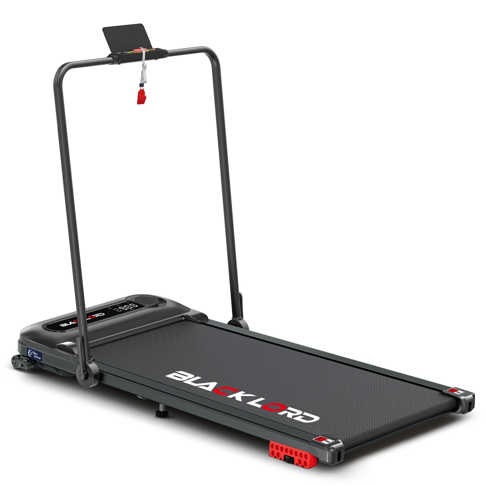 1 Black Lord Treadmill Electric Walking Pad Folding Incline Shock Absorbers - Black, 1 of 10