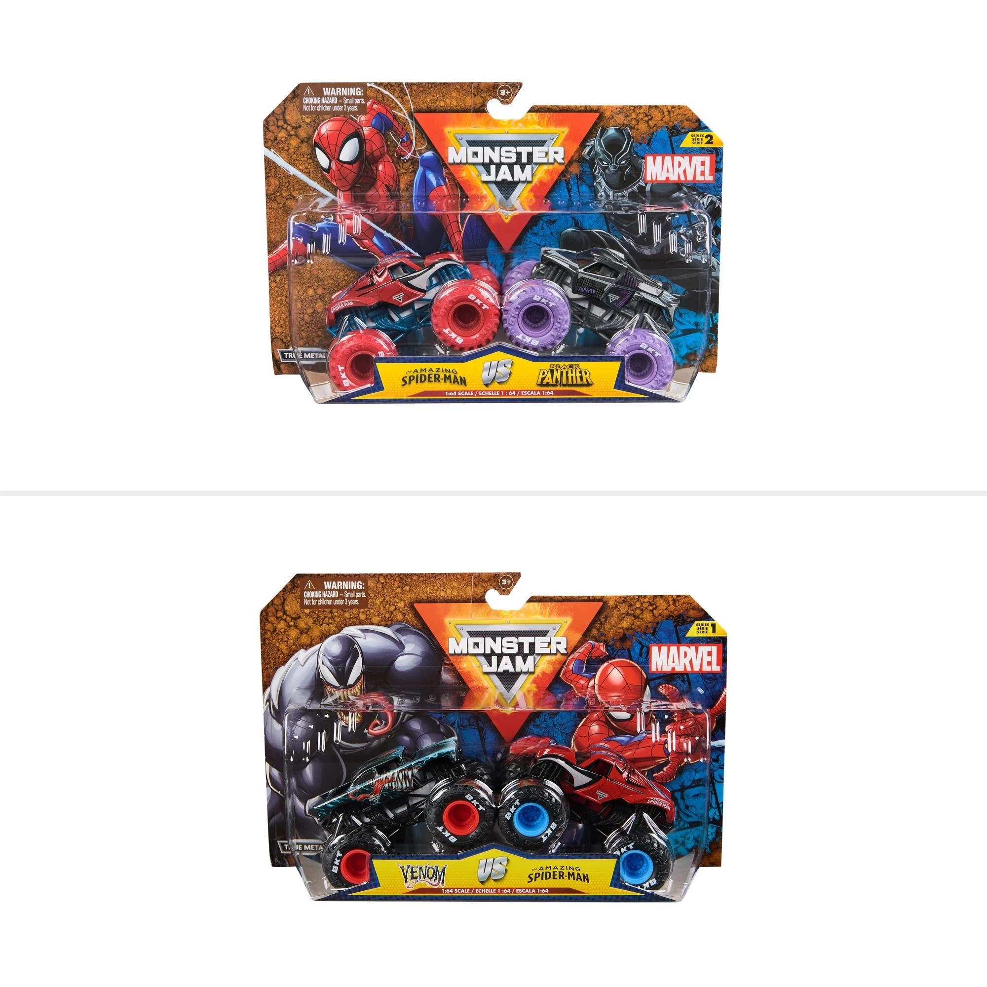 2 Monster Jam Marvel 1:64 Trucks 2 Pack - Assorted* - Multi, 2 of 7