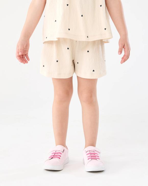 Print Crinkle Shorts