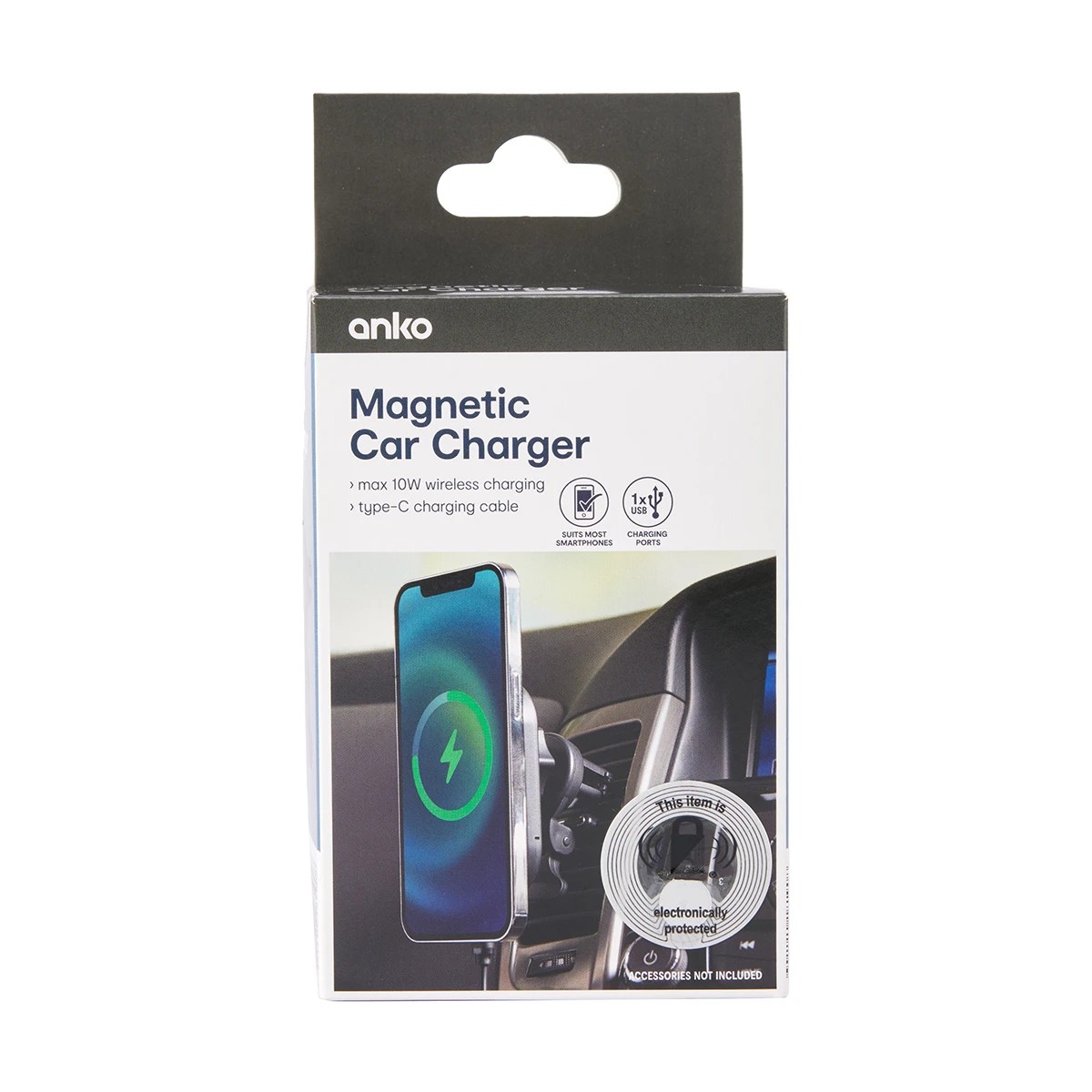 8 Magnetic Car Charger - Black, 8 of 8