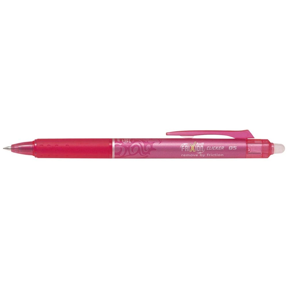 1 PILOT Frixion Clicker Erasable Gel Pen 0.5mm Pink, 1 of 2