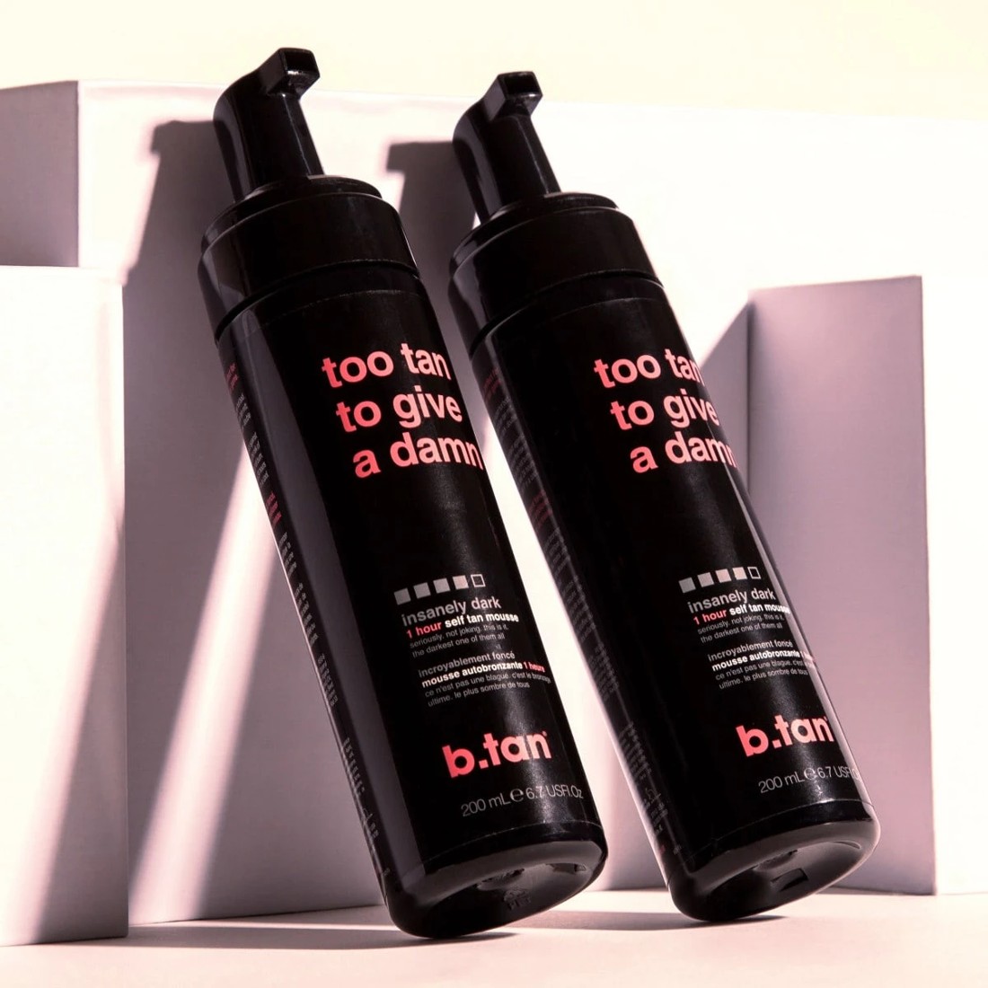 4 b.tan Too Tan to Give a Damn Insanely Dark Self Tan Mousse 200ml, 4 of 5