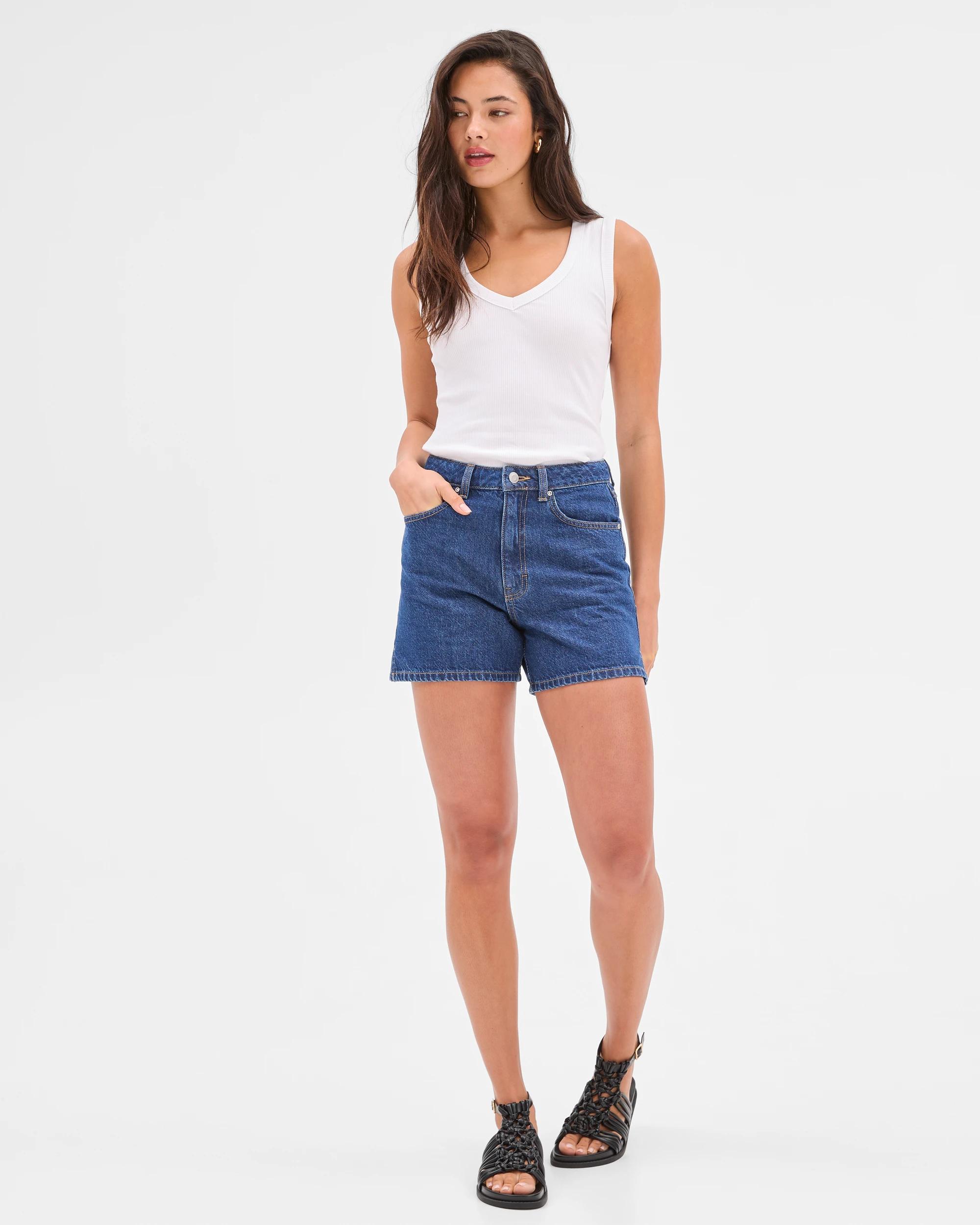 2 Classic Denim Shorts - Lily Loves INDIGO, 2 of 5