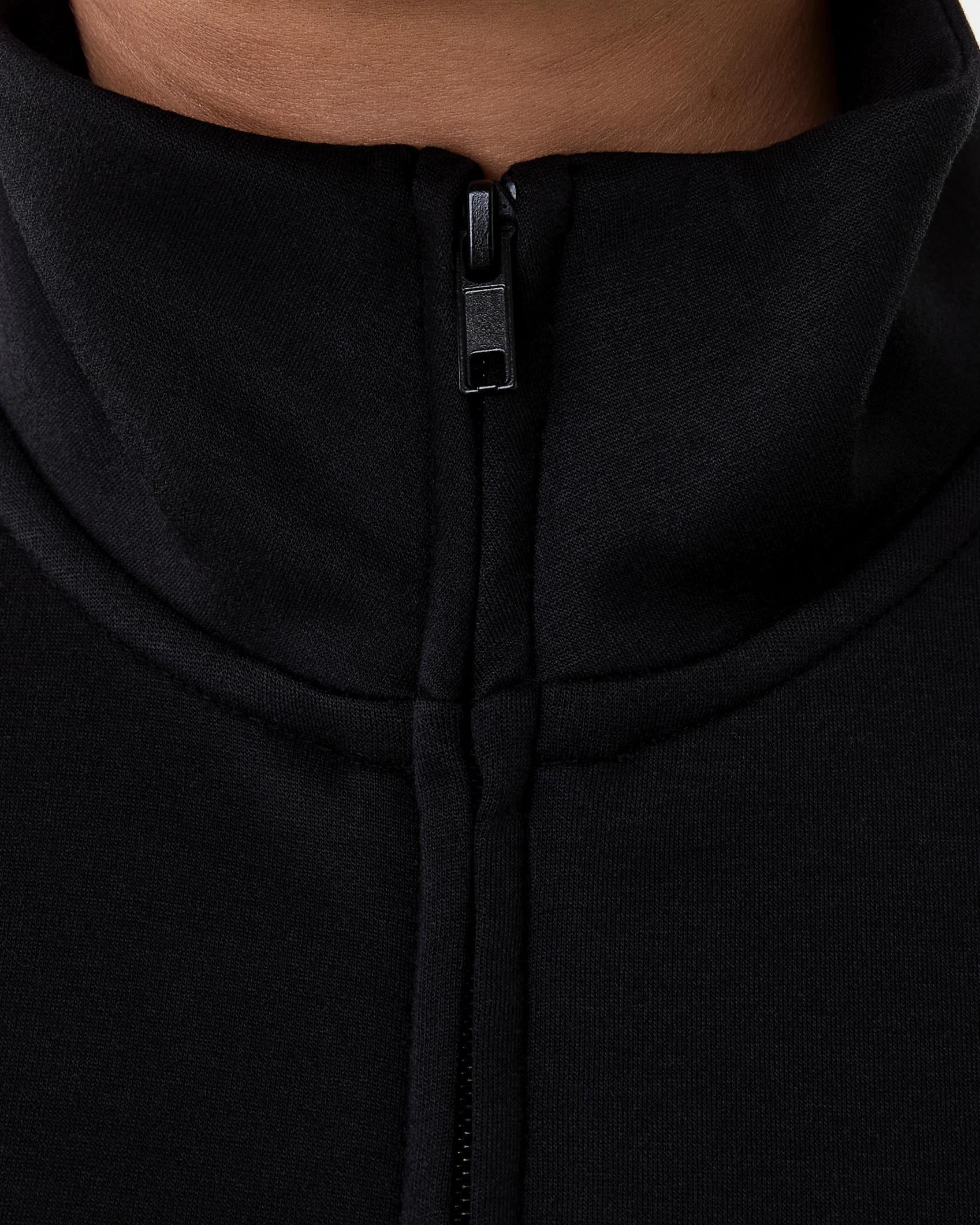 5 Everlast Womens Evercomfort 1/4 Zip Sweatshirt Black, 5 of 7