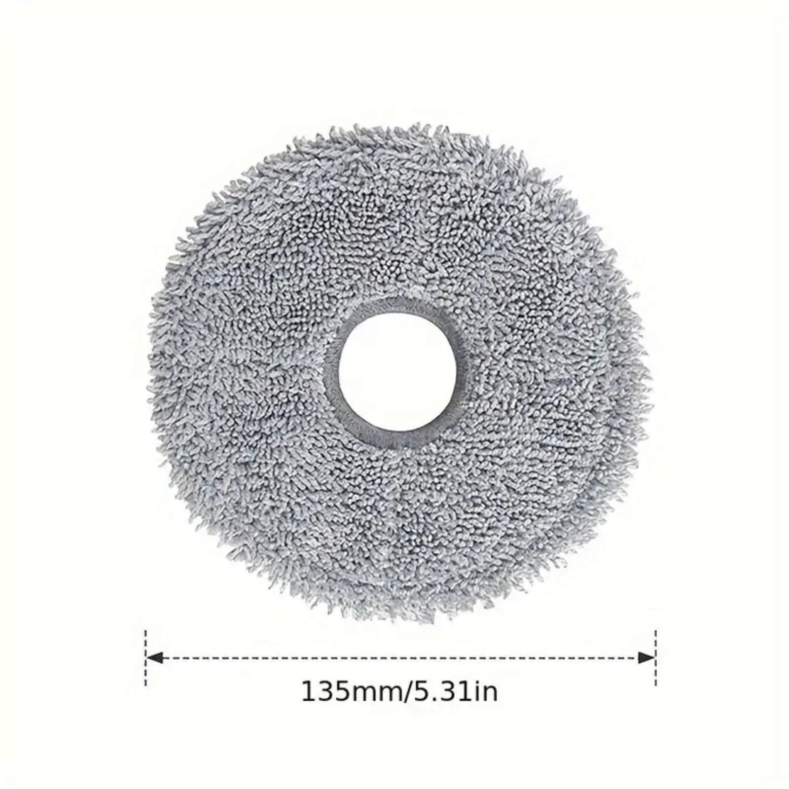 3 Hygieia 12x Mop Pads For Roborock Saros 10R & Z70 Series Robot Vacuum Cleaners - Grey, 3 of 4