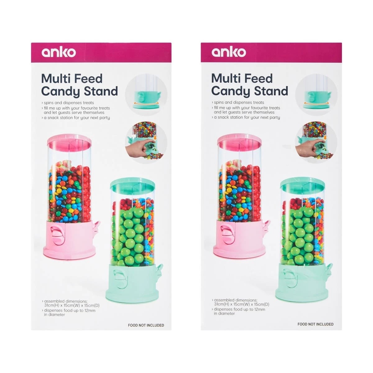 6 Multi Feed Candy Stand - Assorted, 6 of 10