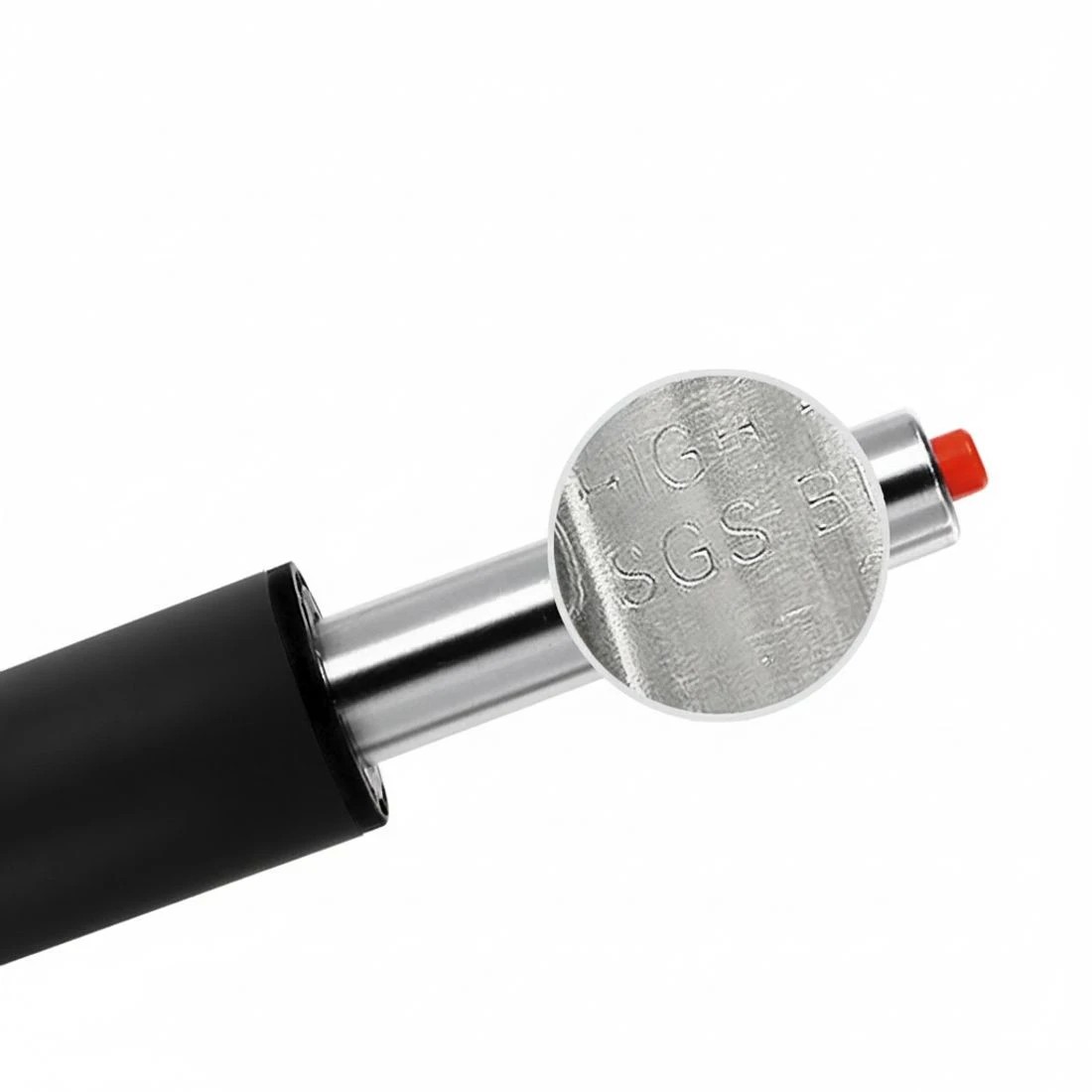 5 Artiss 4x Bar Stools Leather Padded Gas Lift - Black, 5 of 5