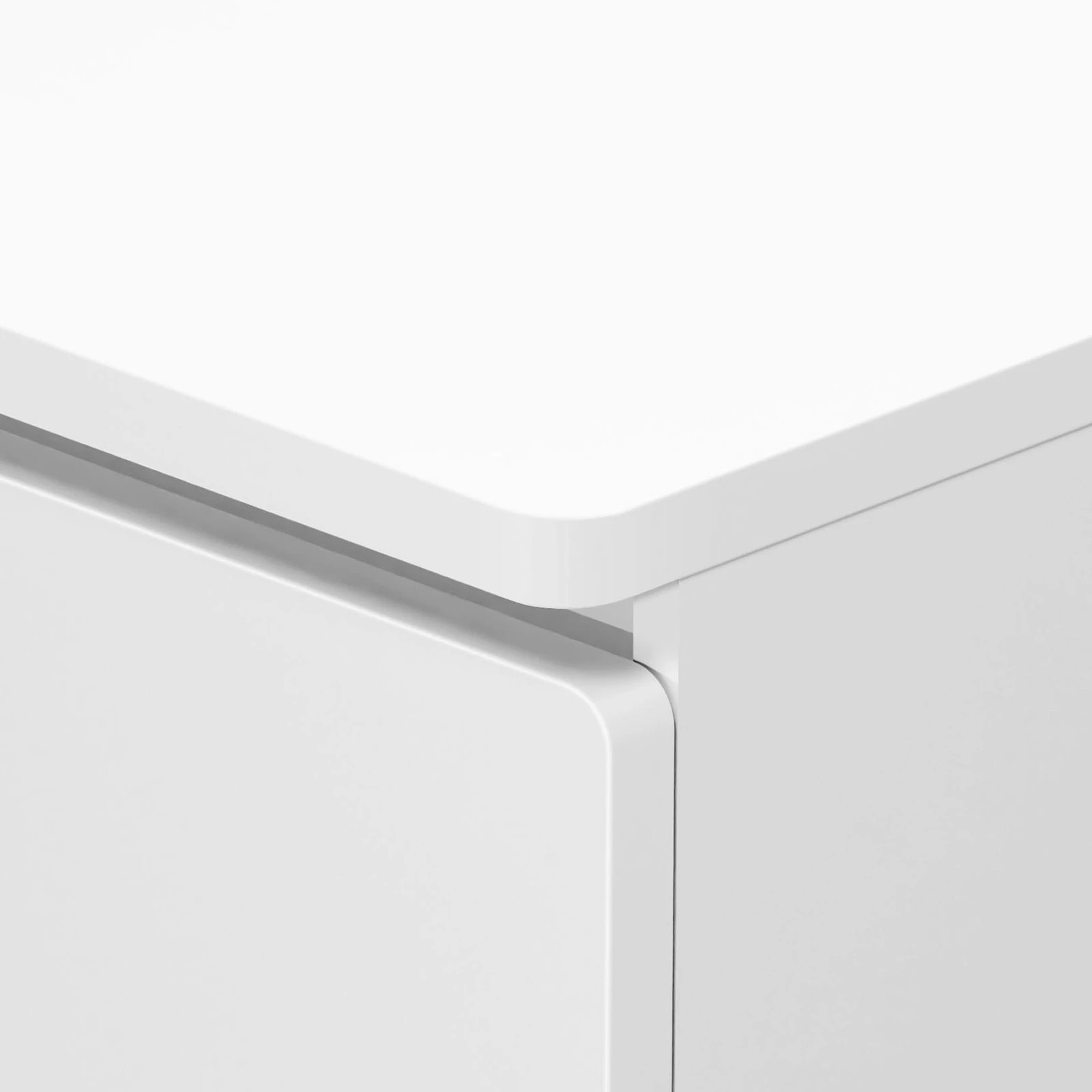 5 Alfordson 5 Chest of Drawers Minimalist Storage Cabinet Dresser - White, 5 of 10