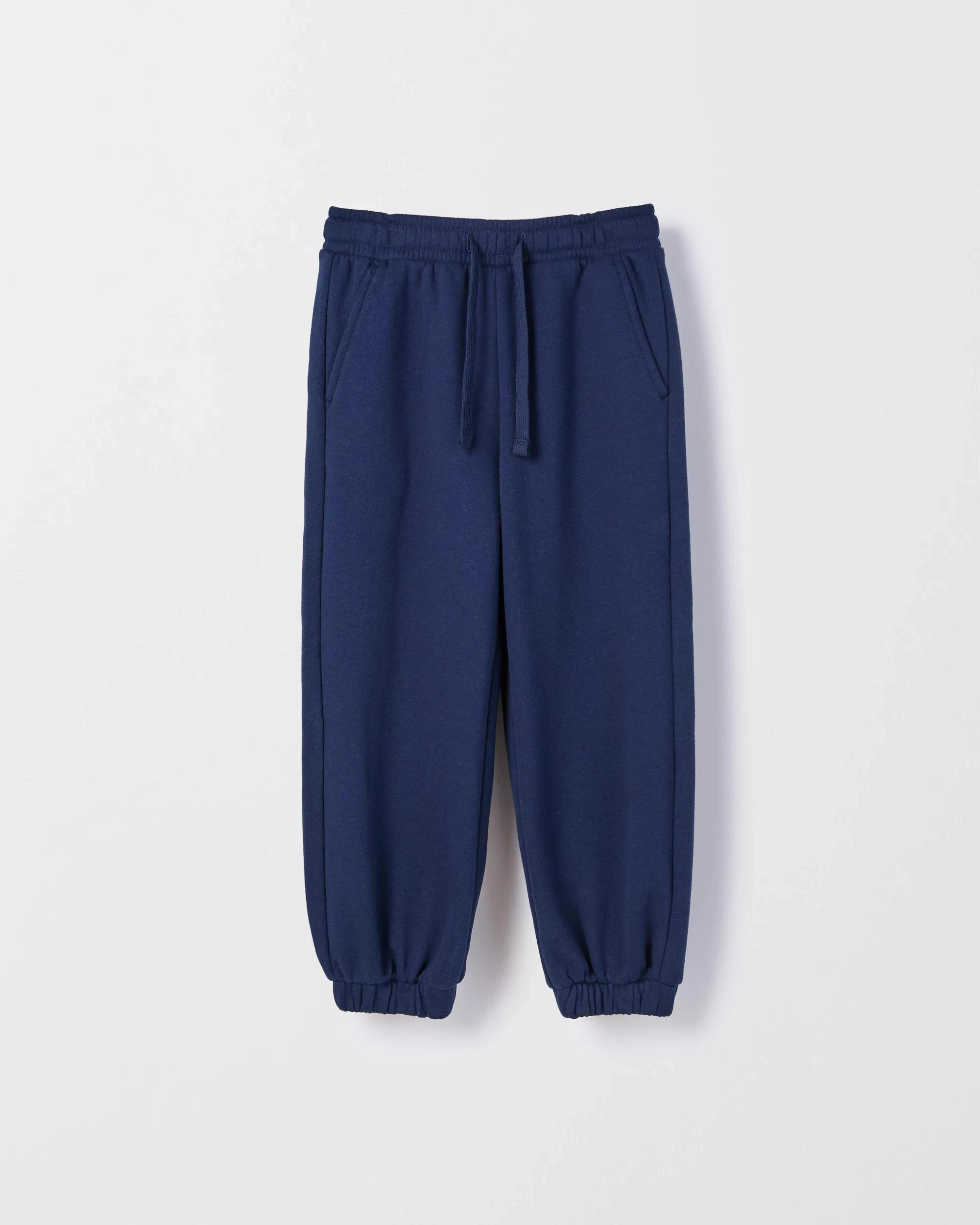 1 Target Kids Australian Cotton Blend Core Trackpants NAVY, 1 of 2