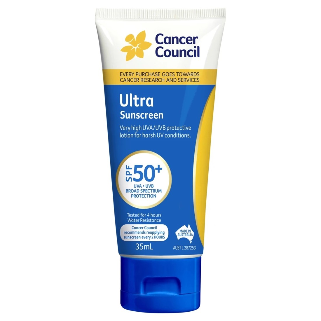 1 Cancer Council SPF50+ Ultra Sunscreen 35ml, 1 of 4