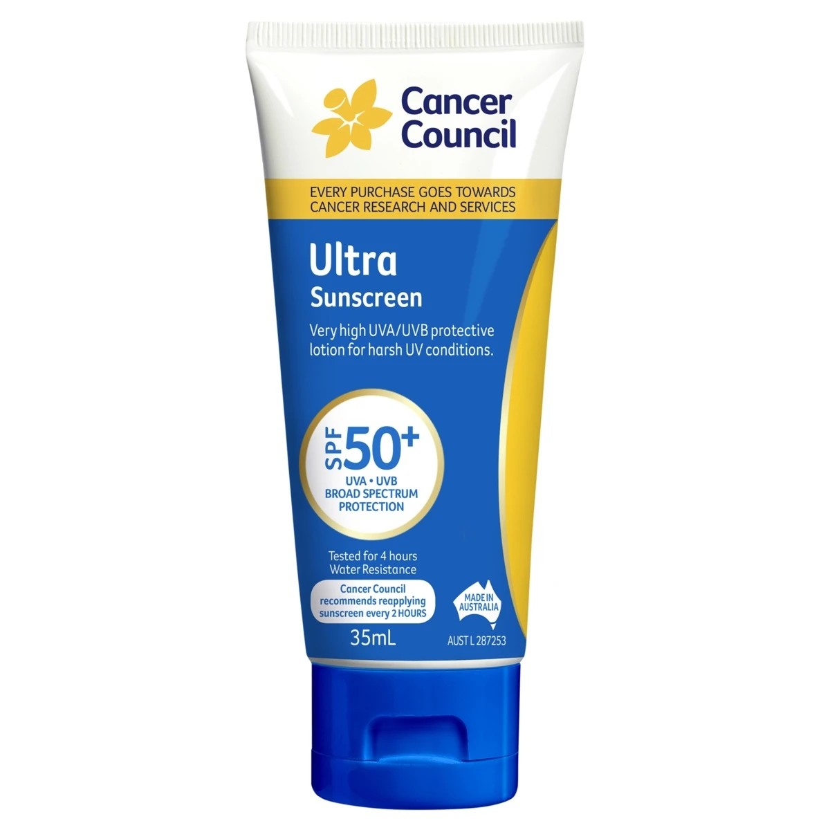1 Cancer Council SPF50+ Ultra Sunscreen 35ml, 1 of 4
