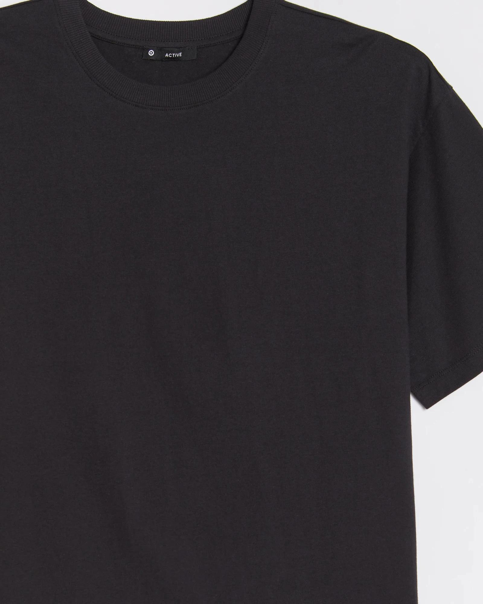 6 Target Active Oversized Jersey T-Shirt BLACK, 6 of 6