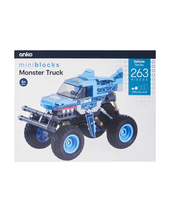 263 Piece Mini Blocks Vehicle Series: Monster Truck