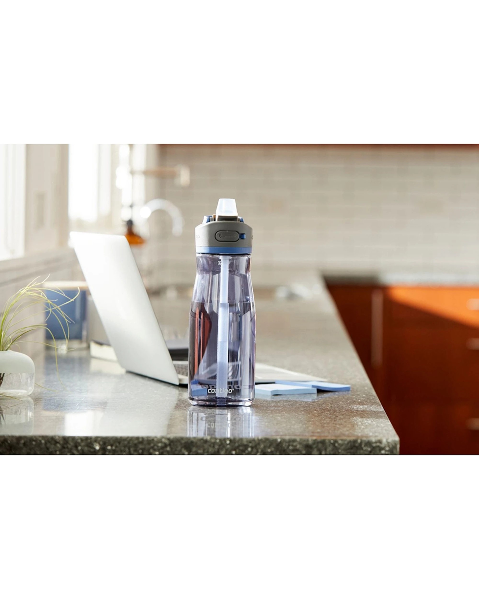 6 Contigo Ashland 2.0 Autospout Bottle 946ml Tritan Leakproof Push Button Hydration - Blue, 6 of 6
