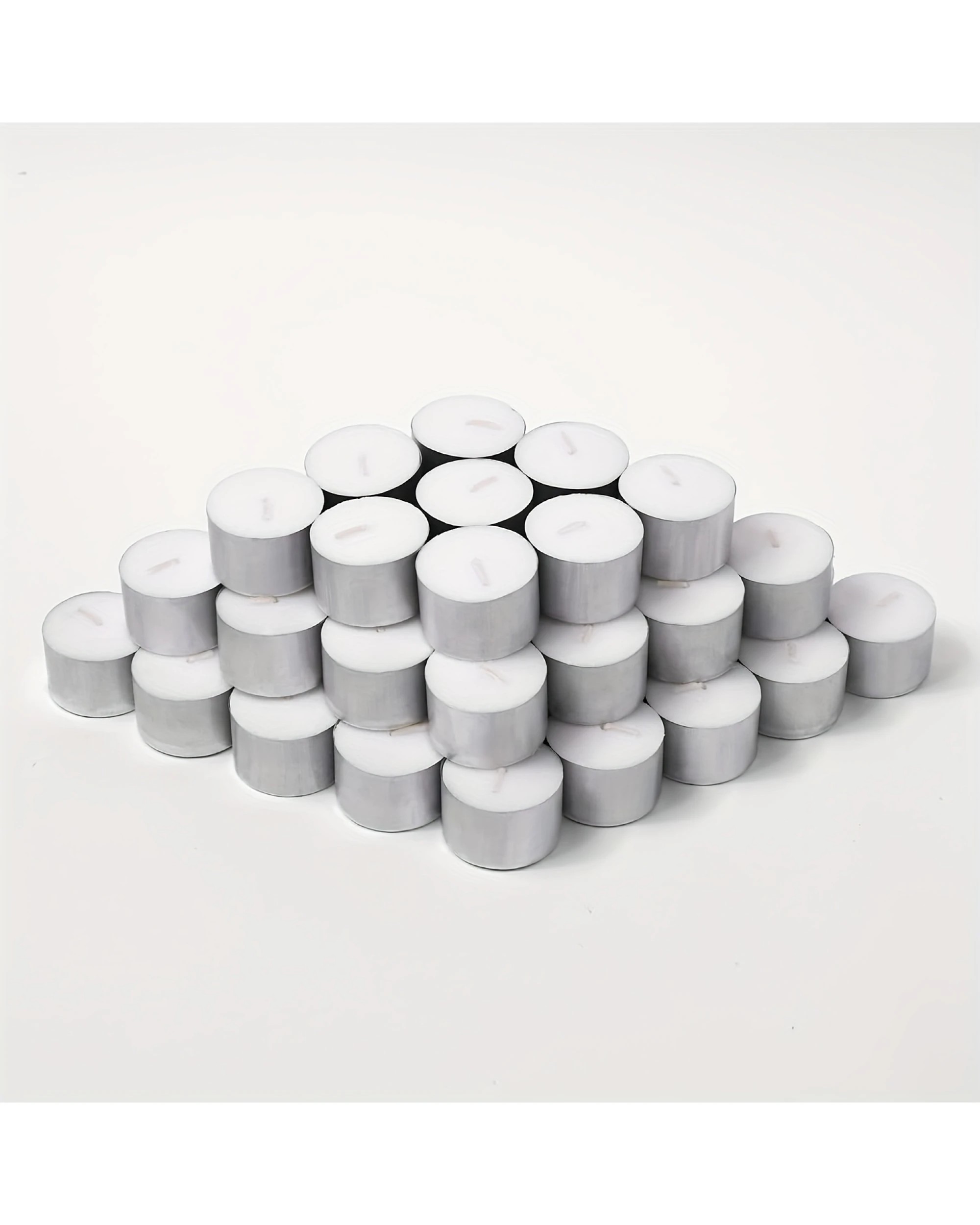 3 BR Home Tealight Candles, 200-Pack, 9-Hour Burn Time, Smokeless Crystal Wax, 3 of 5