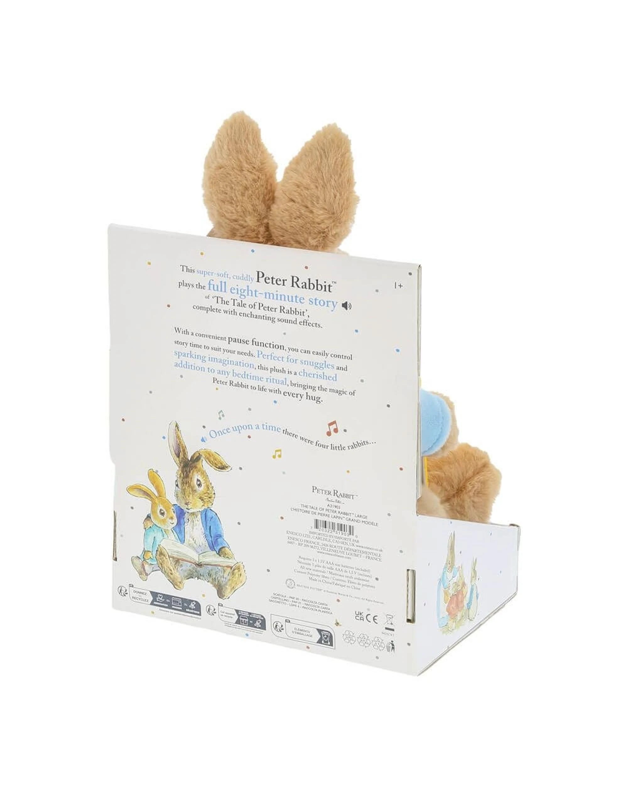 4 Beatrix Potter Storytime Peter Rabbit Talking Plush, 4 of 6