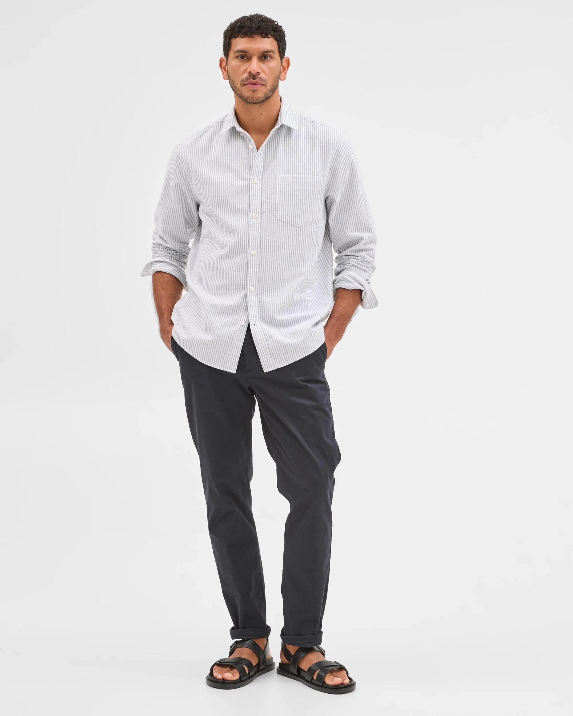 3 Target Man Australian Cotton Blend Brushed Oxford Shirt , 3 of 6