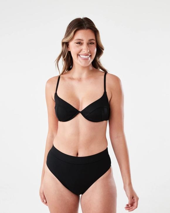 Ribbed Shapewear High Waist Bikini Briefs