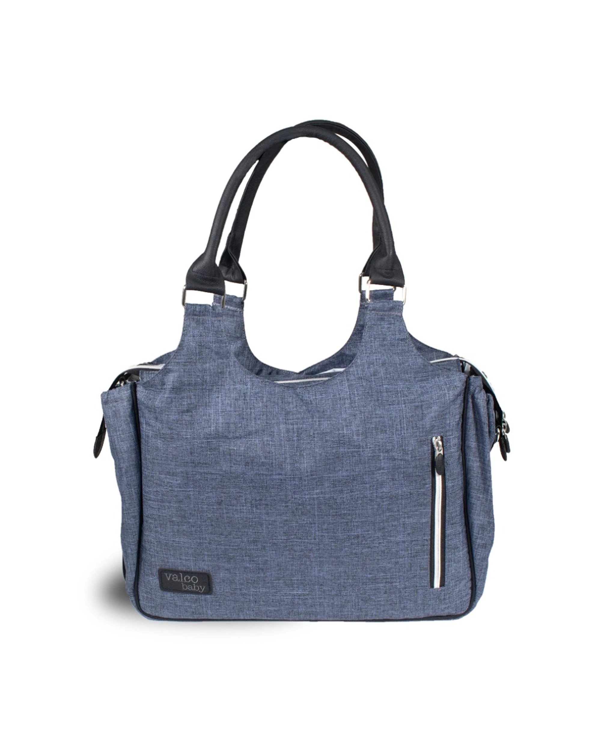 3 Valcobaby Pram Stroller Nappy Bag With Changing Pad Insulated Bottle Case - Blue, 3 of 9