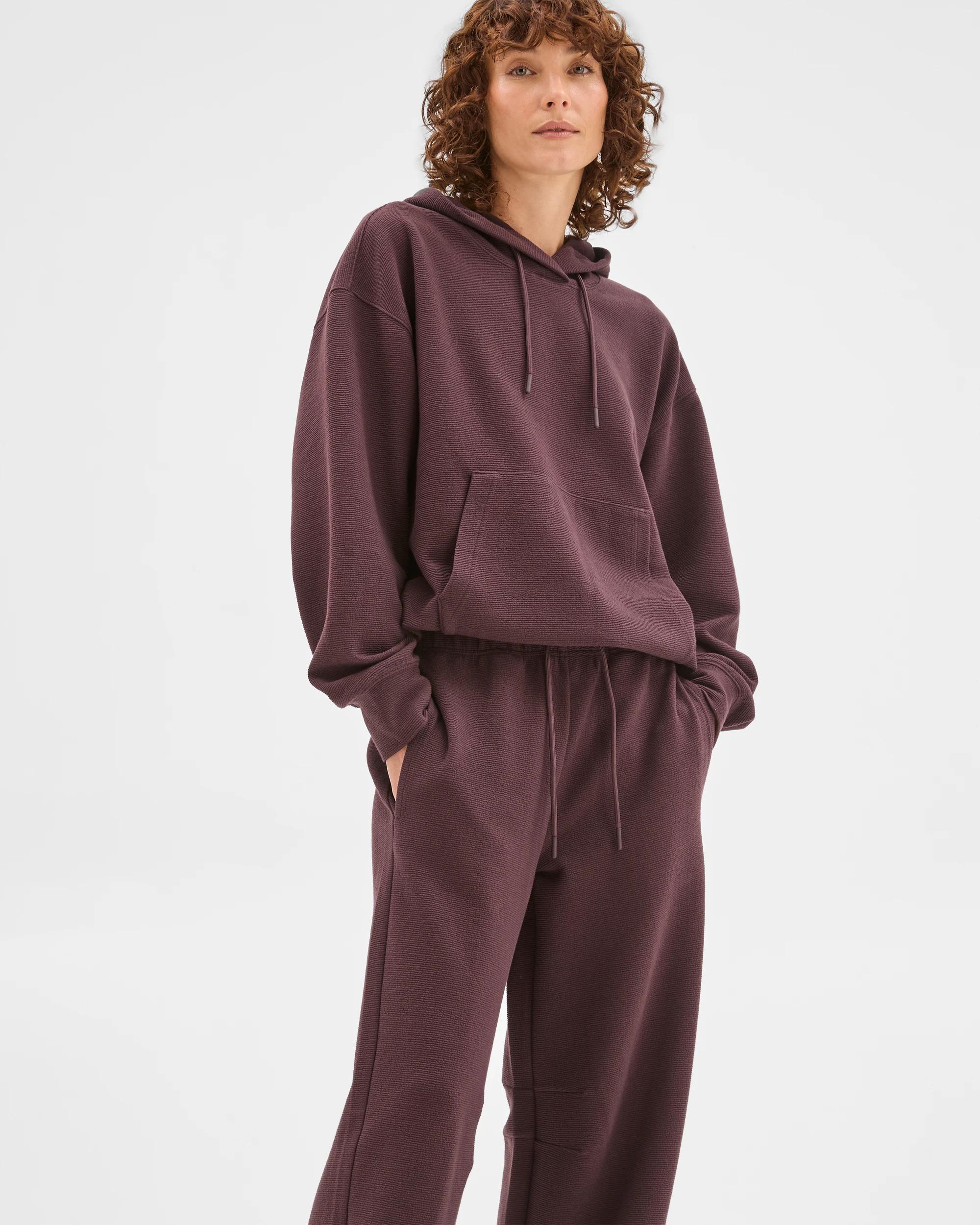 5 Target Active Active Australian Cotton Blend Crinkle Relaxed Pants RAISIN, 5 of 7