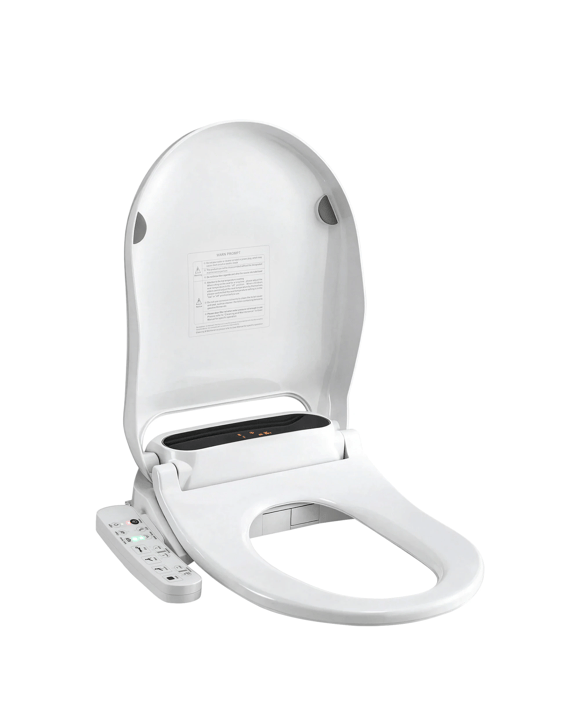 Cefito Smart Electric Bidet Toilet Seat LED Display D-Shape - White