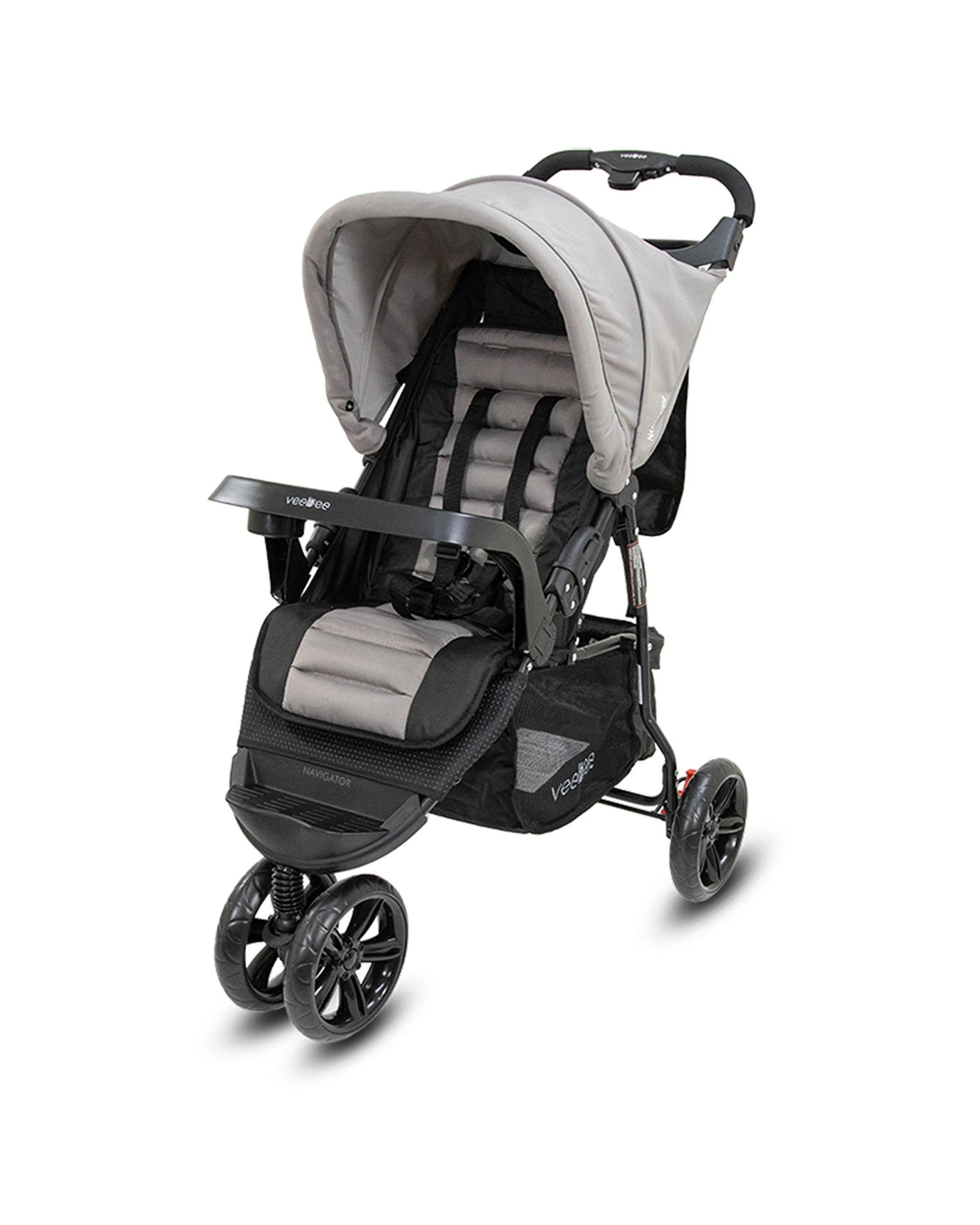 1 Vee Bee Navigator Foldable Stroller Pram Suitable From Birth Fauna 100cm
 - Grey, 1 of 9