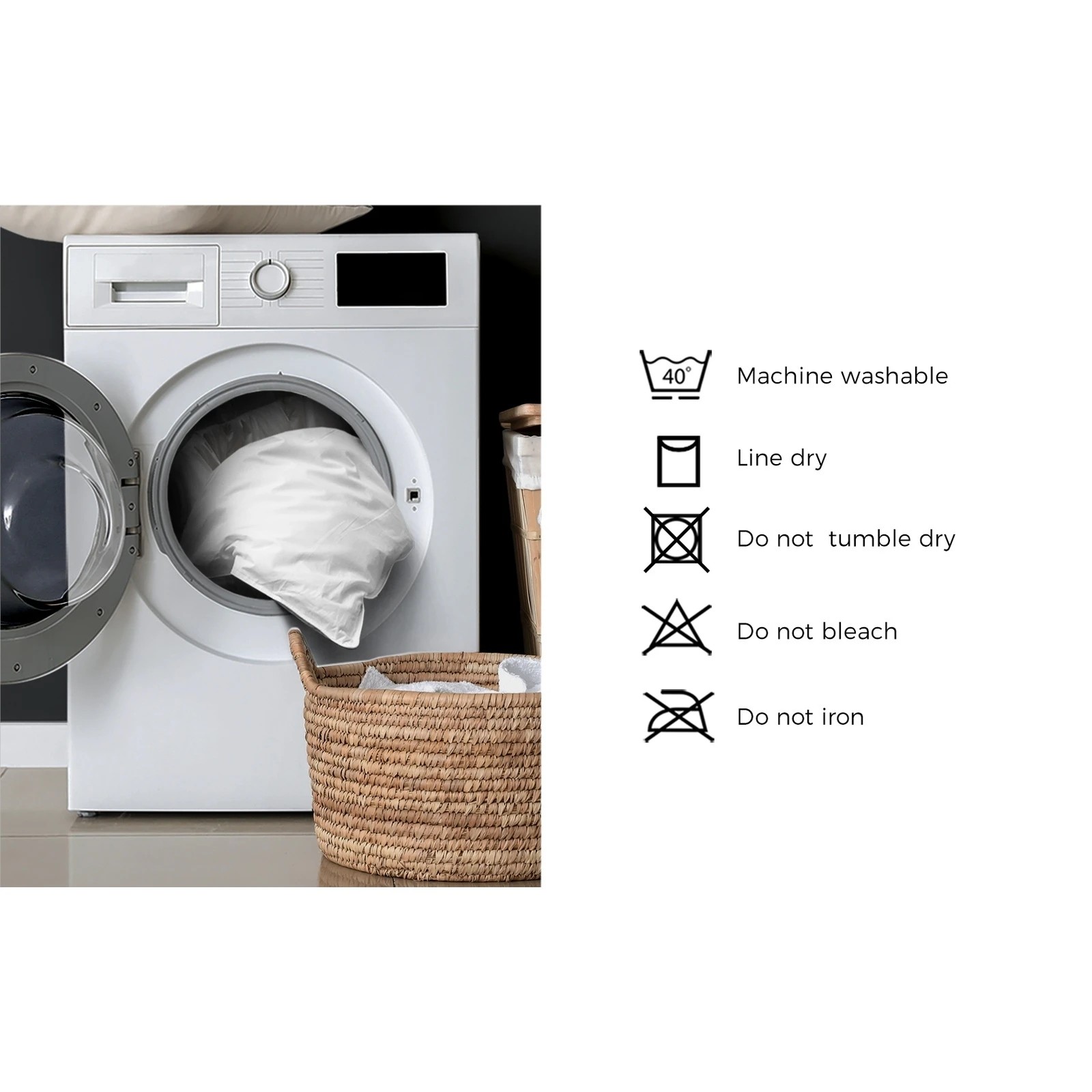 5 Bedra Bedding Queen Microfibre Bamboo Quilt Duvet Doona 750GSM - White, 5 of 7