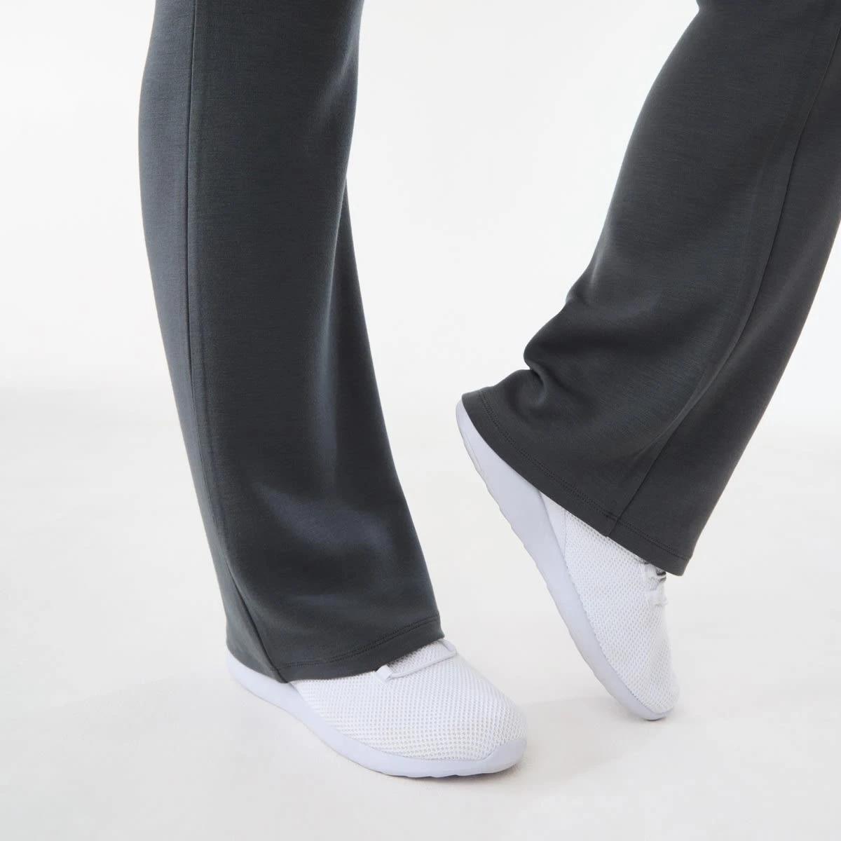 5 Active Womens Kick Flare Trackpants DARKISH GREY, 5 of 5