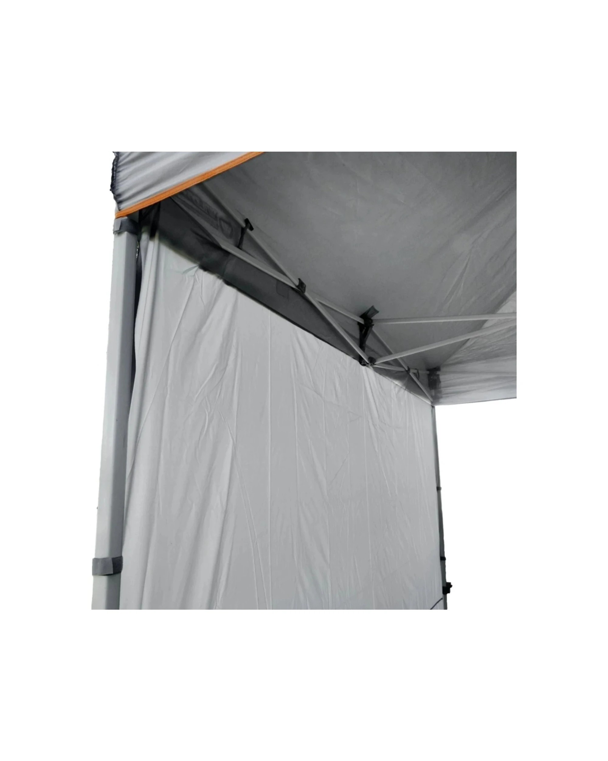 4 Wildtrak Solid Wall 3.0 For Camping 3m Gazebo 150D Polyester Fits 2.4m And 3m - Grey, 4 of 9