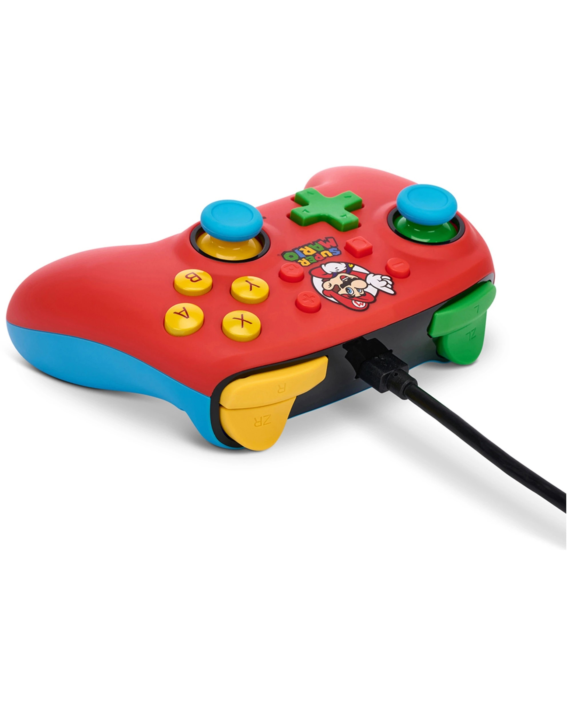 1 Powera Nano Wired Videogame Gaming Controller Mario Nintendo Switch 2.4m Cable - Multi, 1 of 9