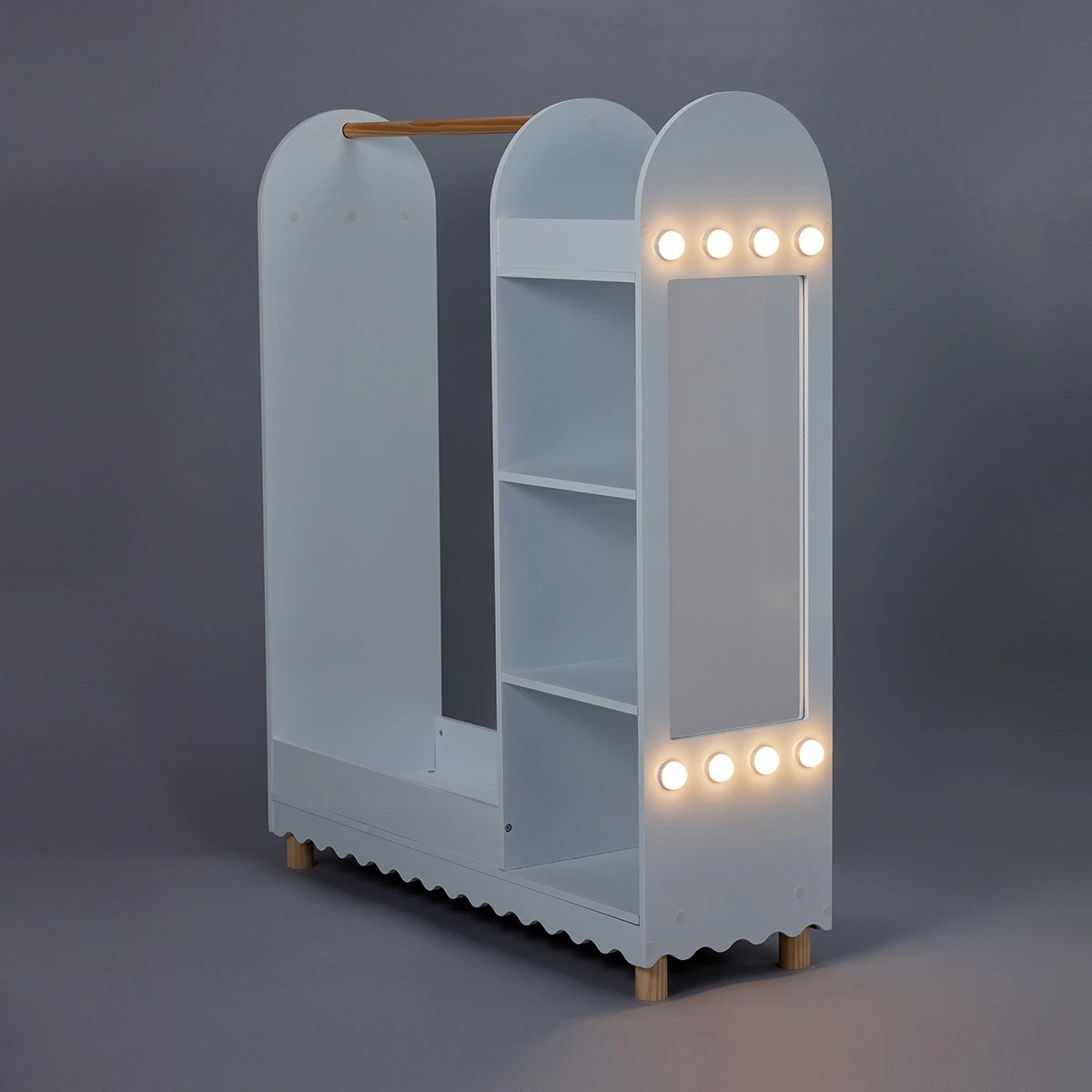 9 Wooden Light Up Dress-Up Station, 9 of 10