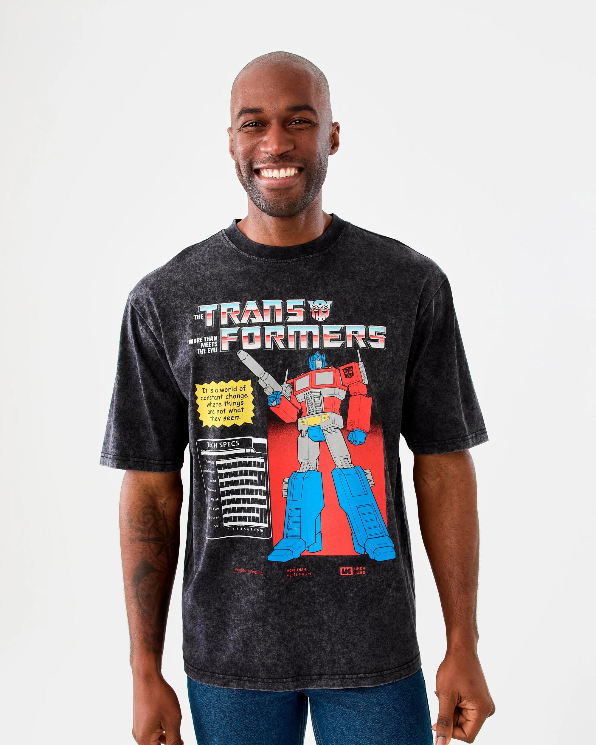 1 Transformers License T-shirt Black, 1 of 6
