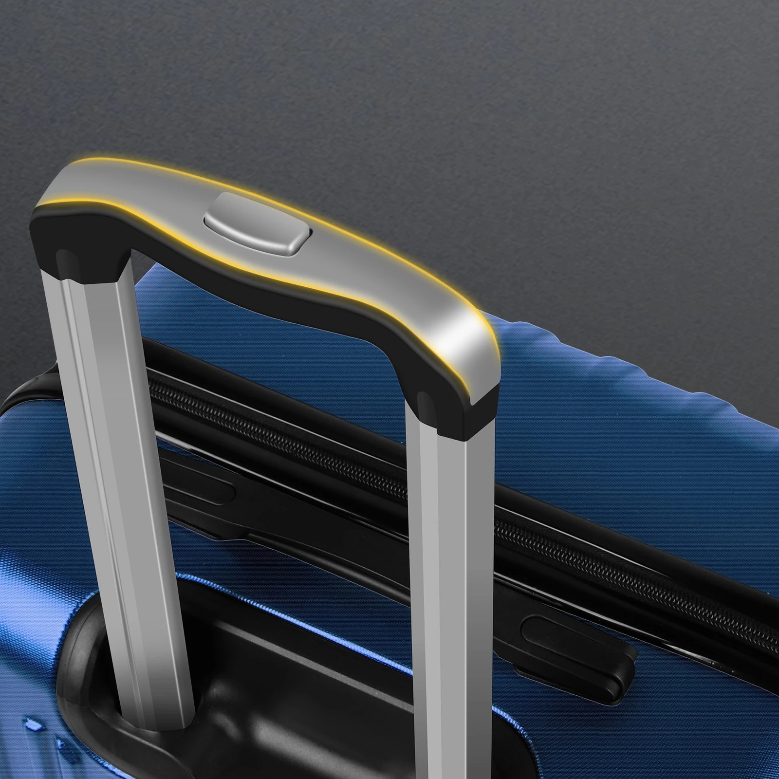 5 Alfordson Luggage 3PCS Set Suitcase ABS+PC Trolley TSA Hard Shell Case - Blue, 5 of 10