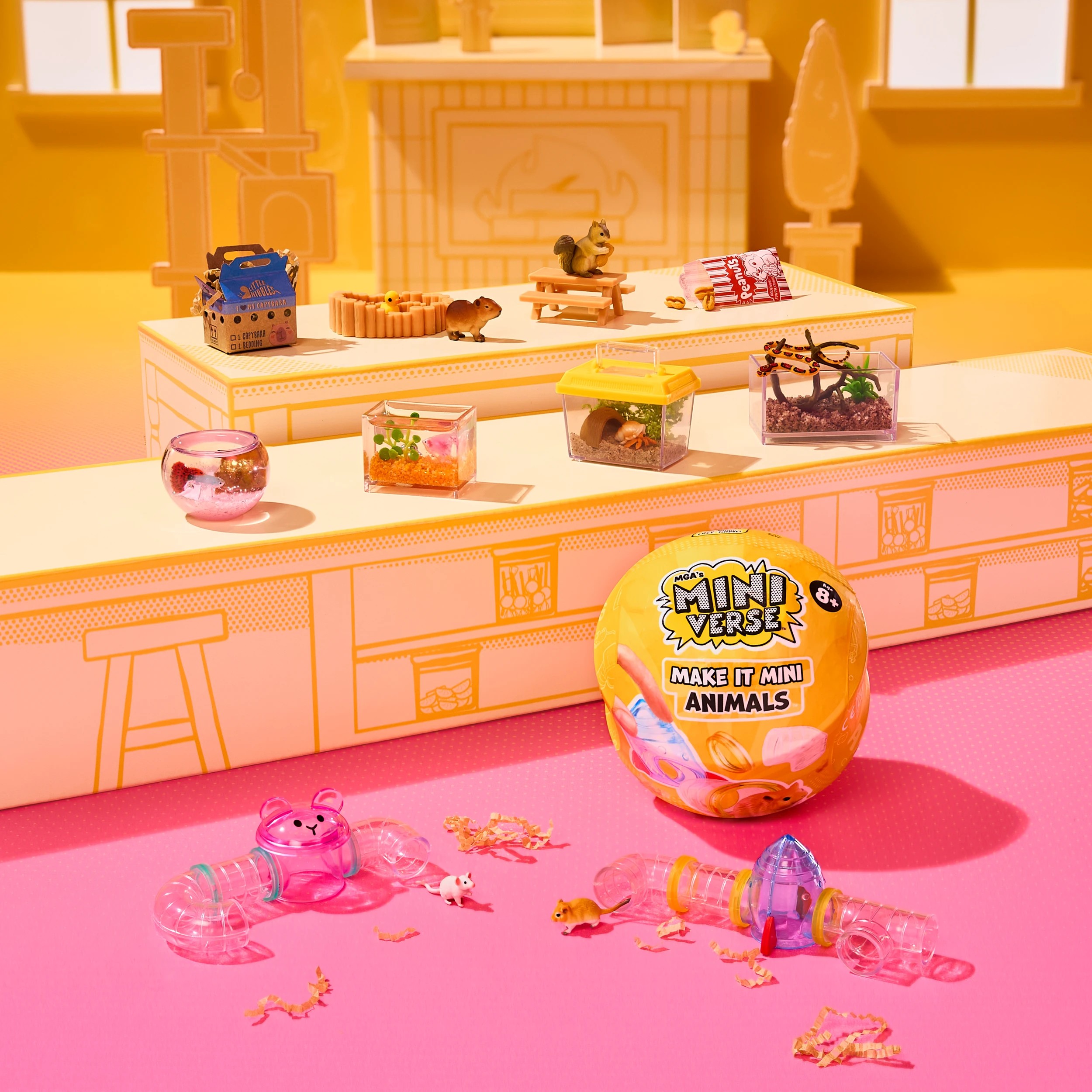 8 MGA's Miniverse: Make It Mini Animals - Assorted, 8 of 8