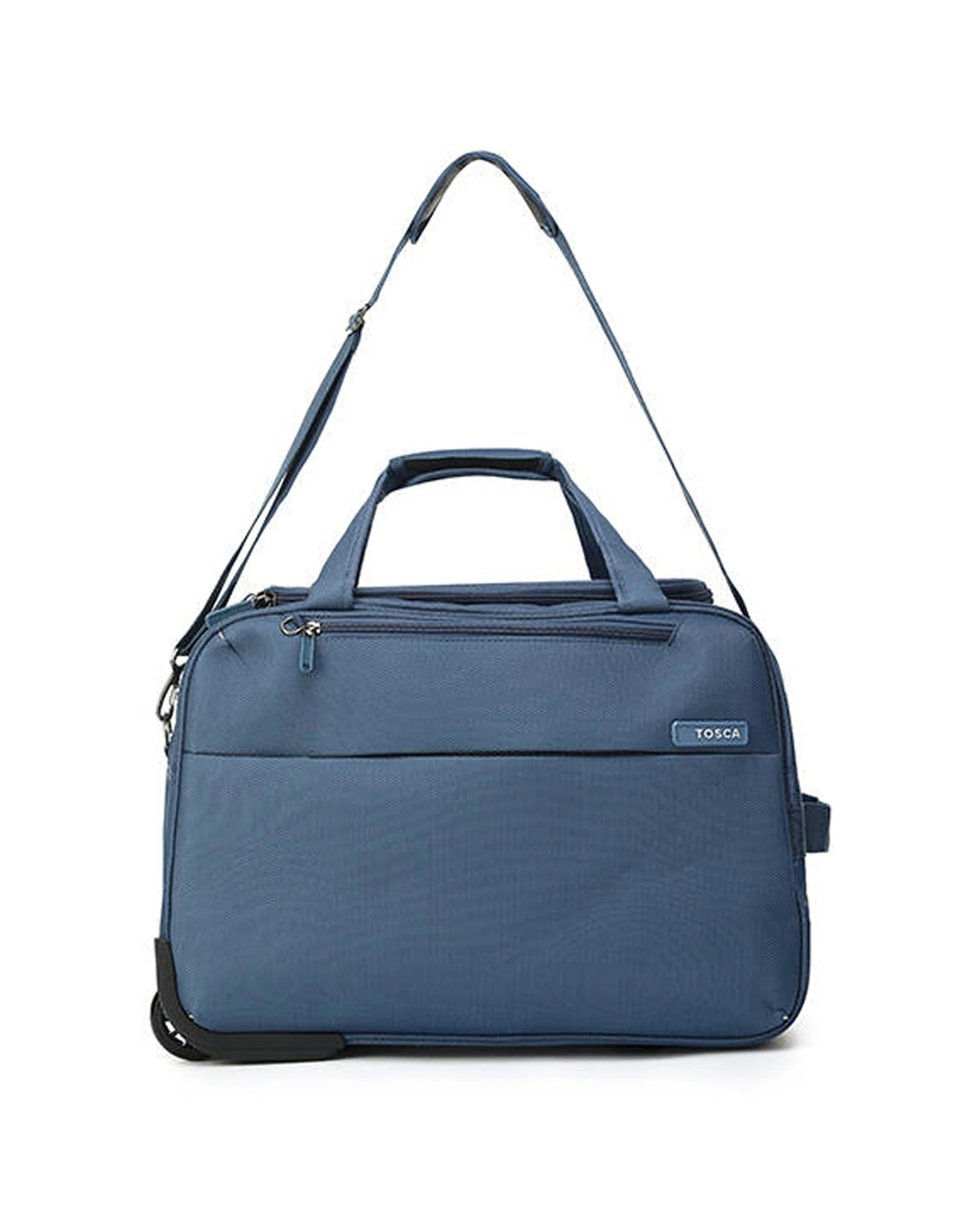 2 Tosca So-Lite 45L Cabin Travel Trolley Bag With Wheels - Blue, 2 of 3