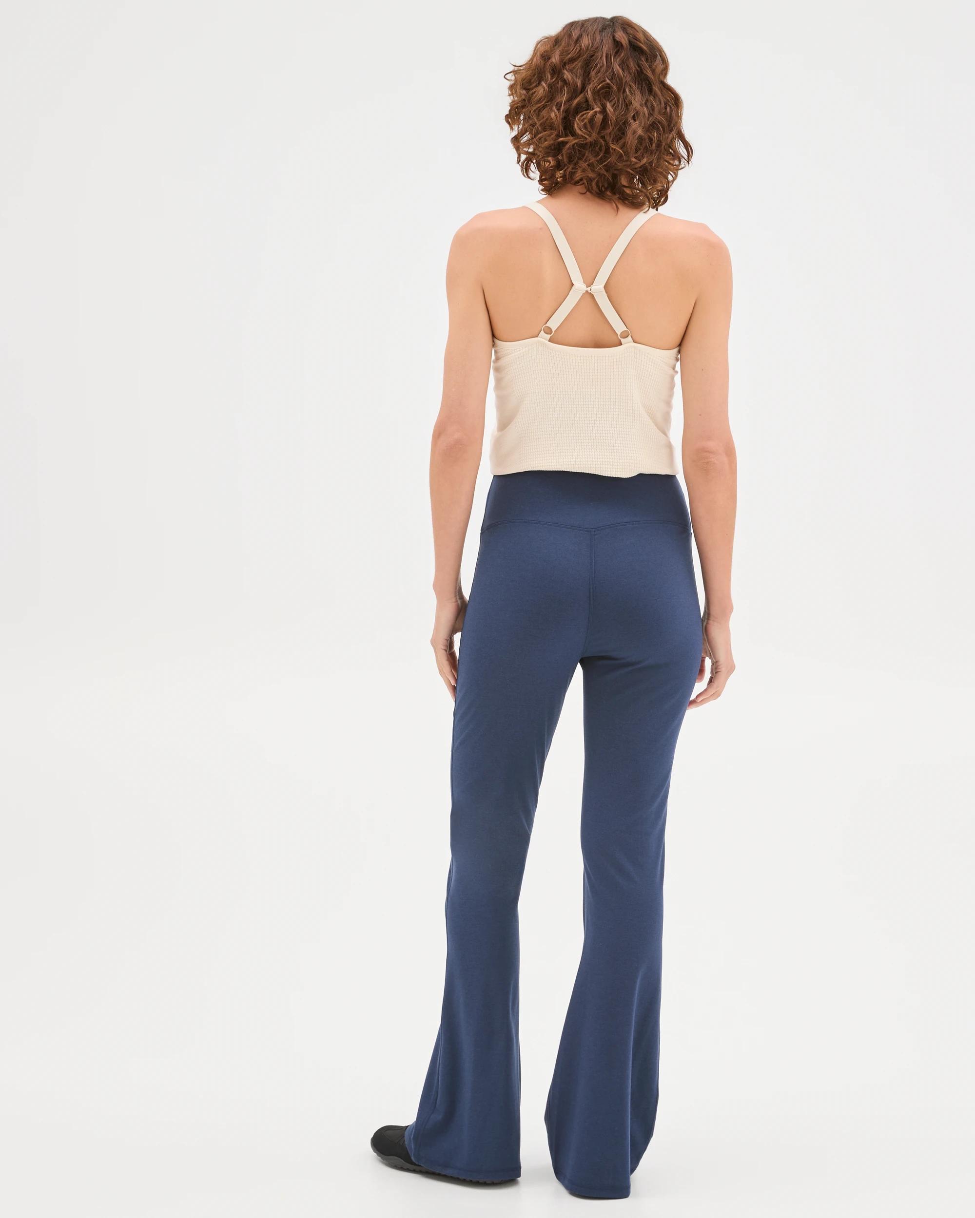 4 Target Active Studio Soft Yoga Flare Pants NAVY MARLE, 4 of 7