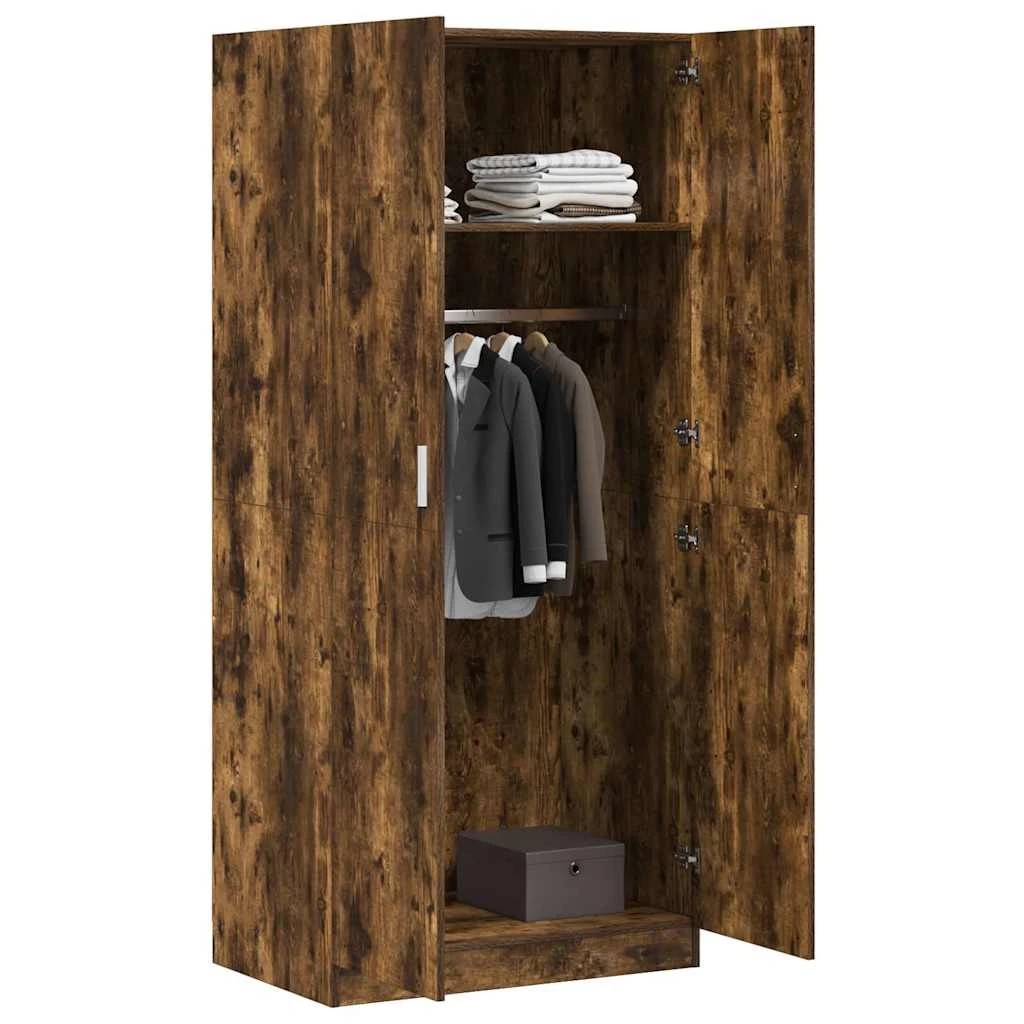 3 vidaXL Modern Wardrobe Doors - Brown, 3 of 9