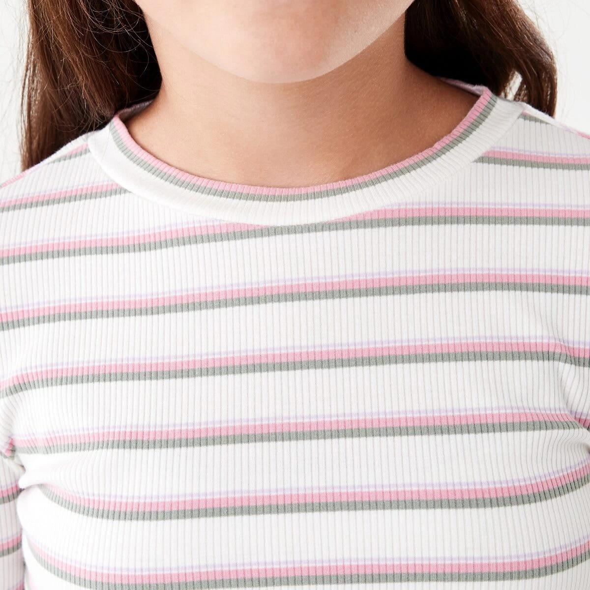 4 Long Sleeve Rib Top Stripe, 4 of 8