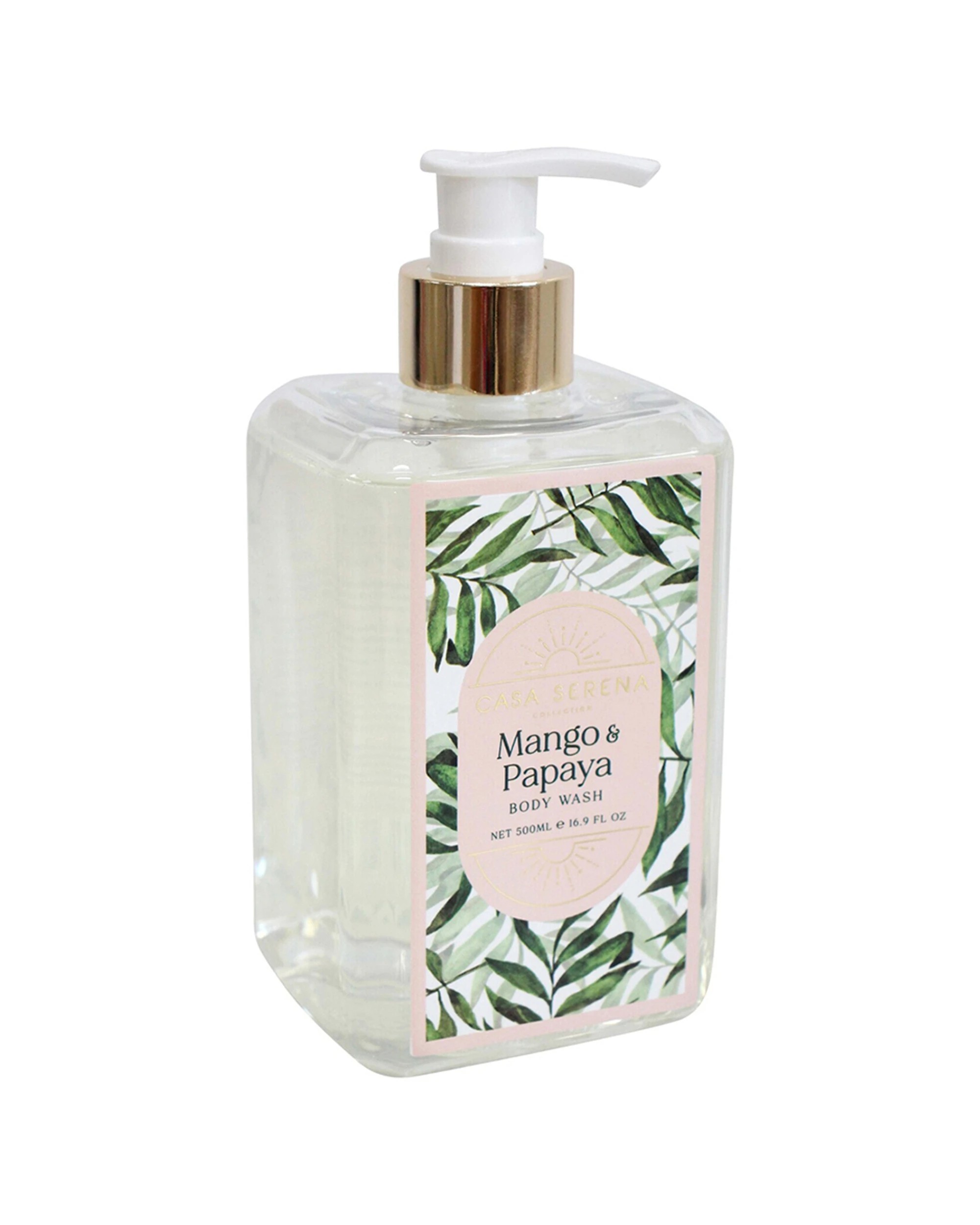 1 LVD Casa Serena 500ml Body Wash Liquid Mango and Papaya Tropical Scent Nourishing Formula - Clear, 1 of 2