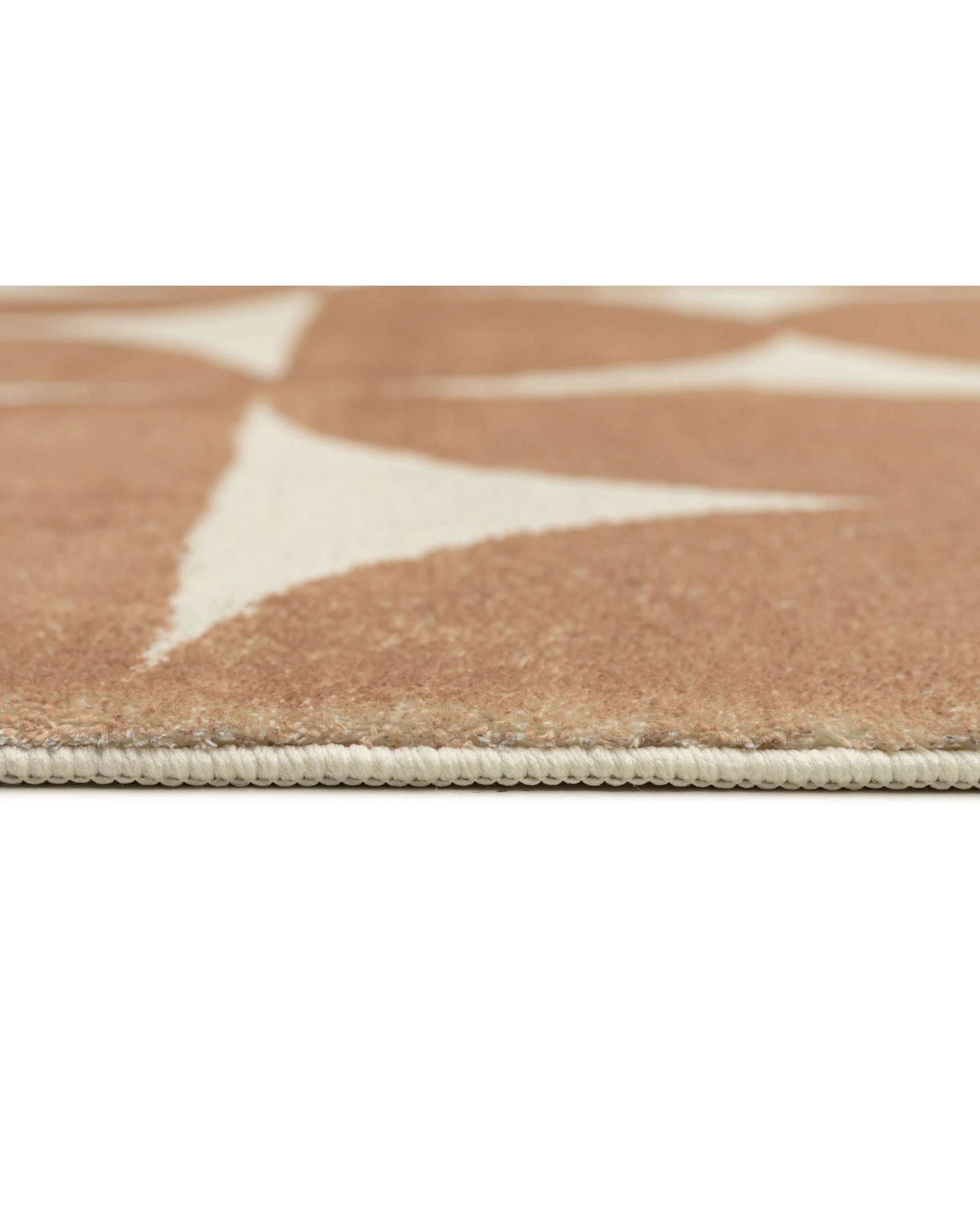 7 Loopsie Rousham Geometric Washable Rug-180cm x 120cm - Brown, 7 of 8