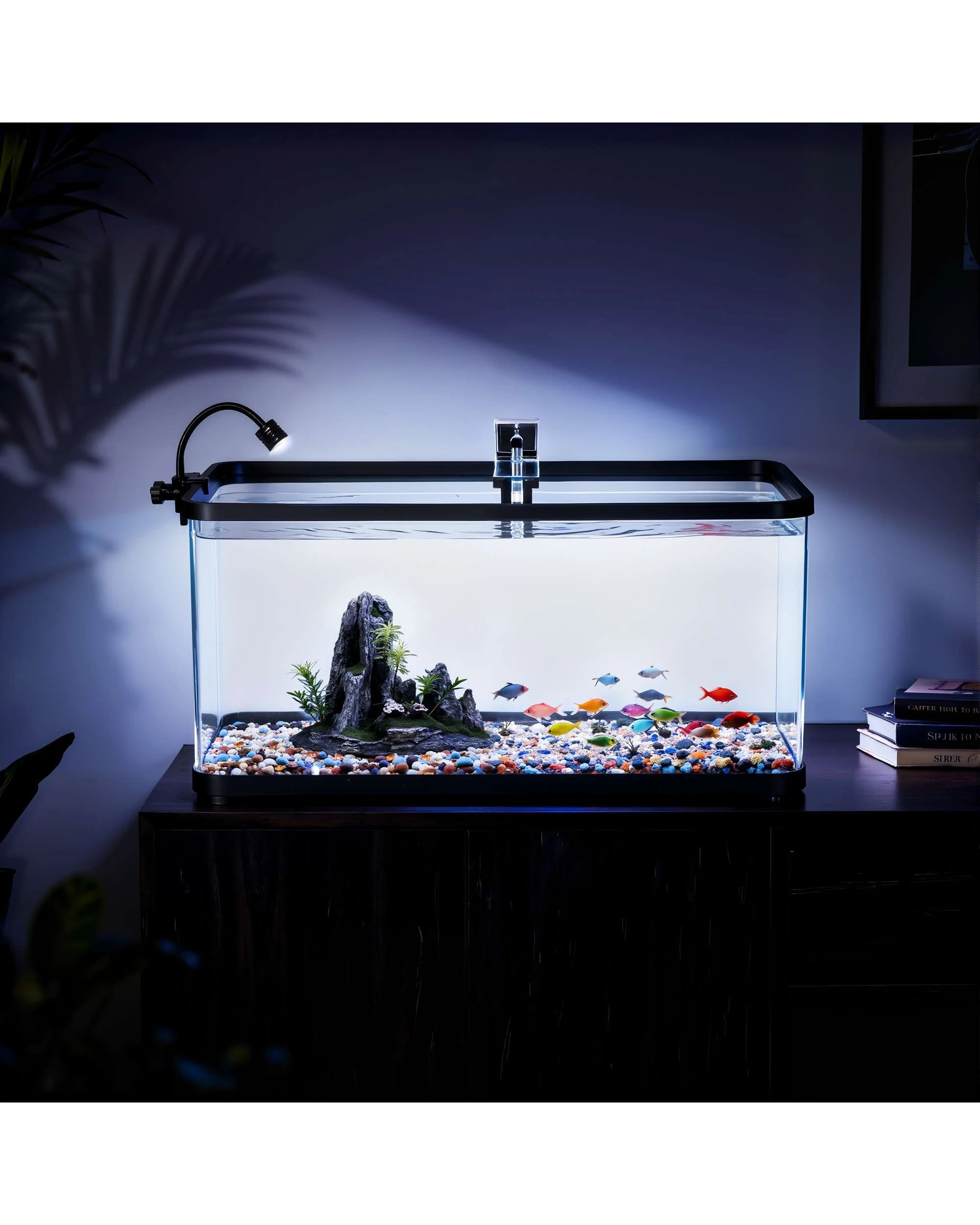 3 Advwin 50L Fish Tank Aquarium Kit with Light, 3 of 8