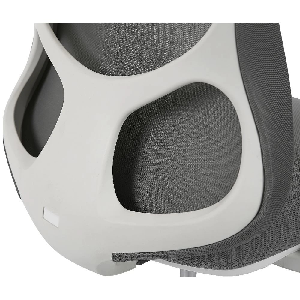 6 J.Burrows Halifax Ergonomic Chair Grey/White Ergonomic Chairs and Desk Chairs, 6 of 10