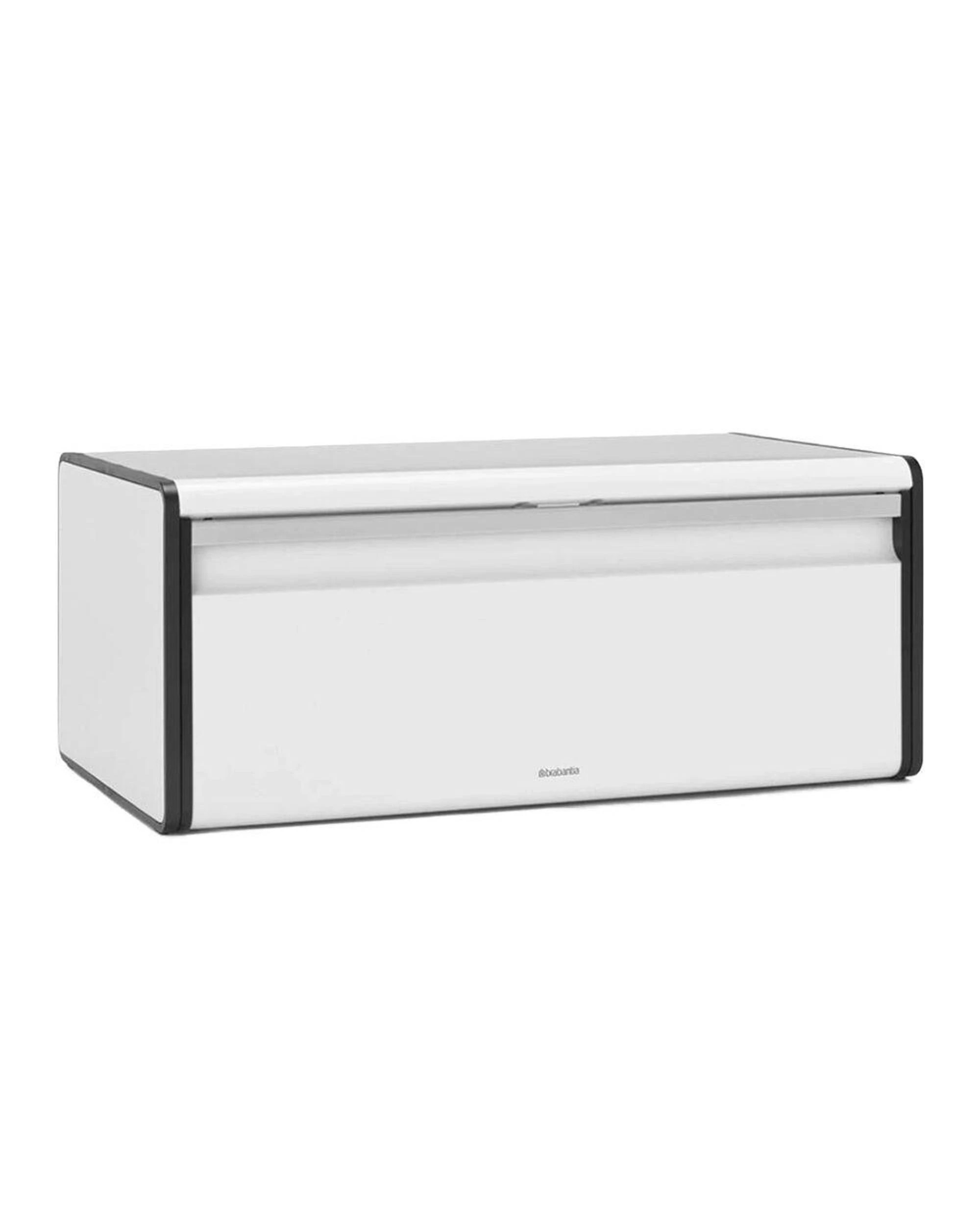 1 Brabantia Fall Front Bread Bin  White - White, 1 of 6