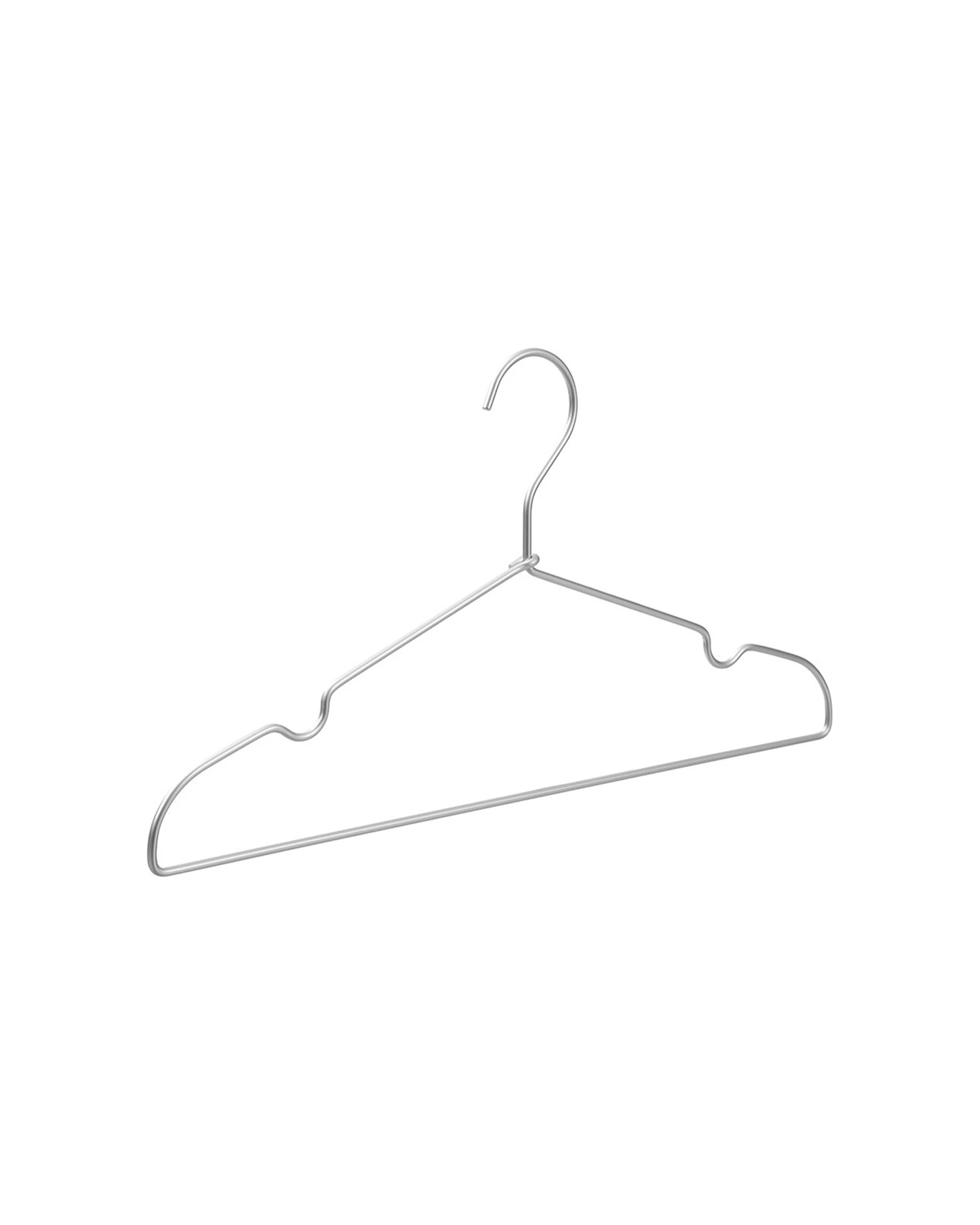 5 Boxsweden 24pc Hangit Aluminium Clothes Hangers 41cm - Silver, 5 of 5