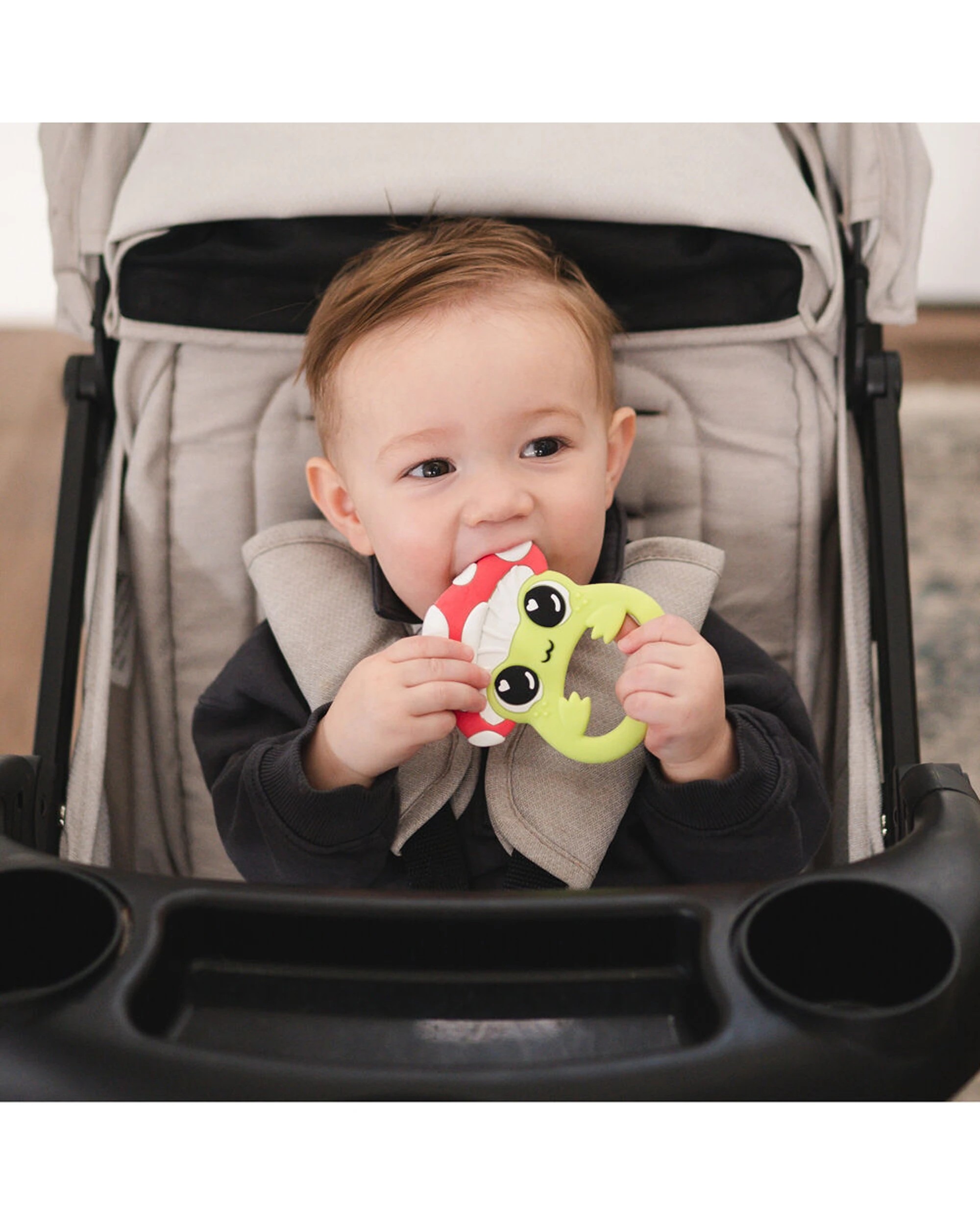 5 Lamaze 4PK Finlee The Frog Silicone Teether Newborn Baby Toddler - Multi, 5 of 8