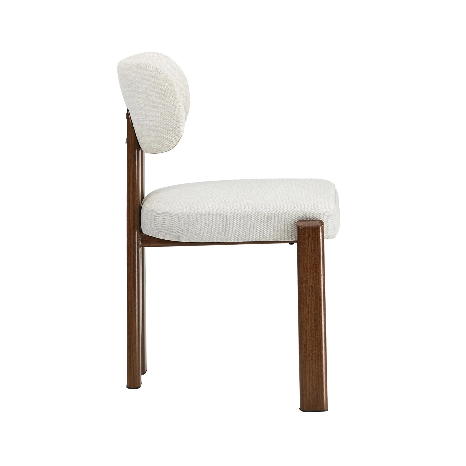8 Oikiture Set of 6 Dining Chairs Linen Fabric Kitchen Padded Seat - Multi, 8 of 9