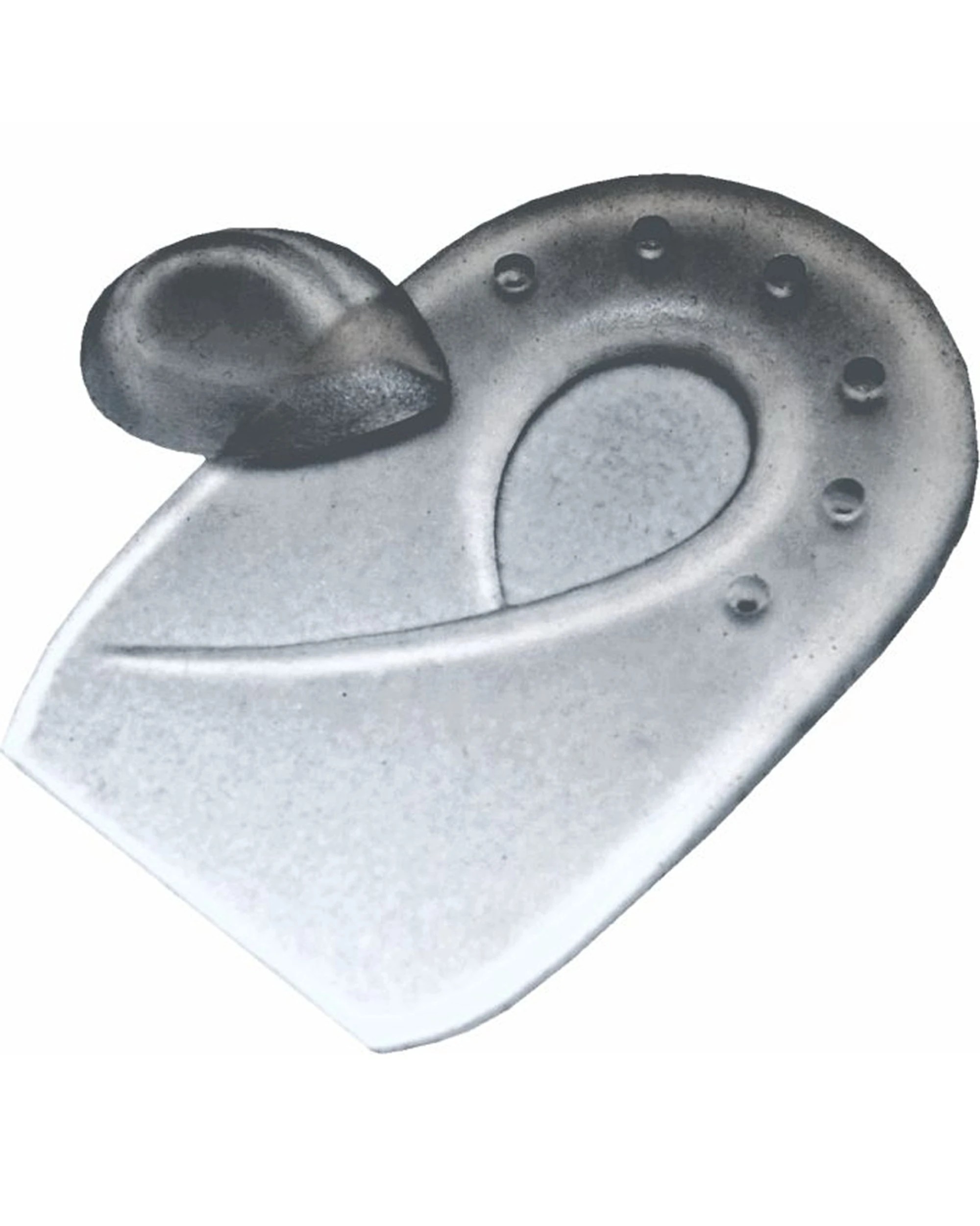 1 My Feet Silicone Gel Heel Spur Pads Removable Plug Targeted Support Large - Grey - Grey, 1 of 1