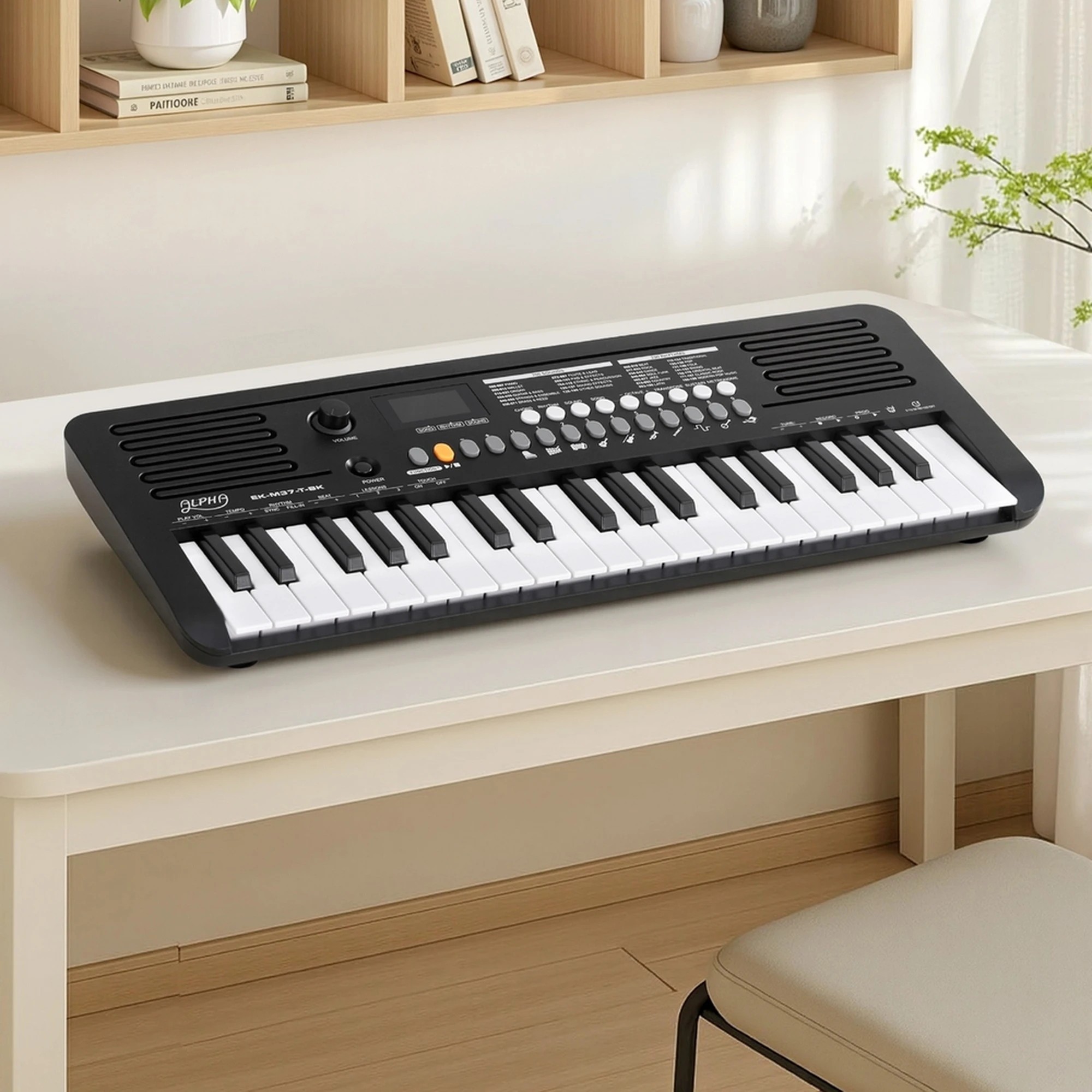 7 Alpha 37-Key Digital Piano Keyboard Electric - Black, 7 of 7