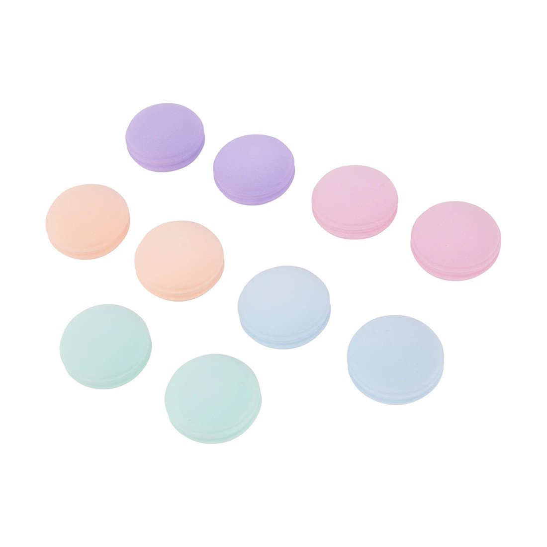 3 OXX Cosmetics 10 Pack Macaron Shape Sponge, 3 of 7