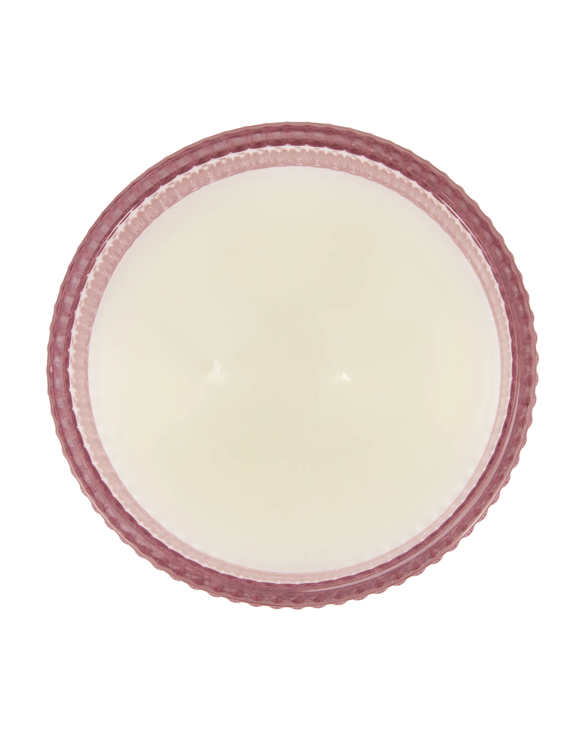3 Pink Embossed Glass Candle, 3 of 5